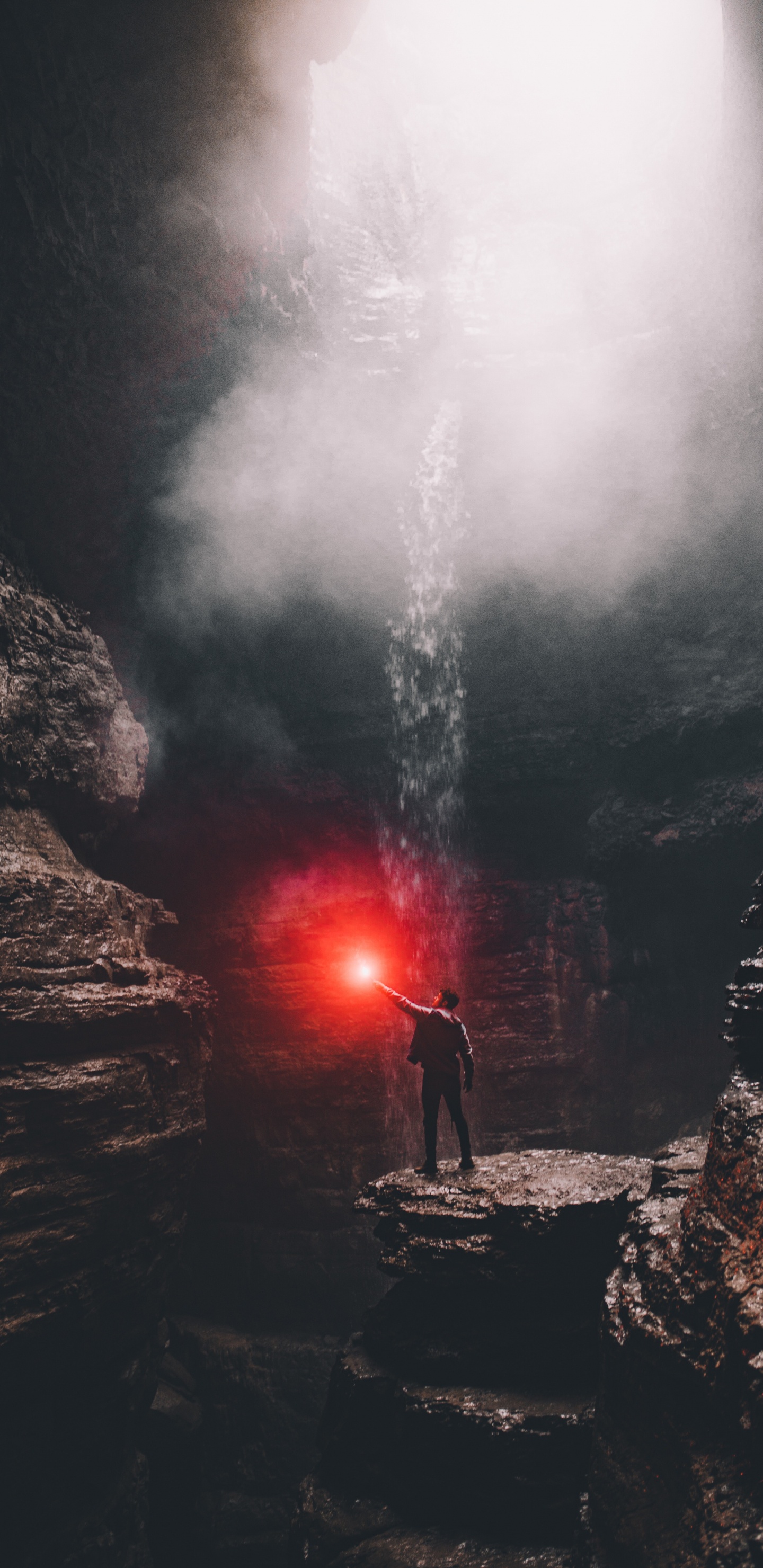 Обои котировка, вдохновляющая цитата, атмосфера, формирование, пейзаж в разрешении 1440x2960