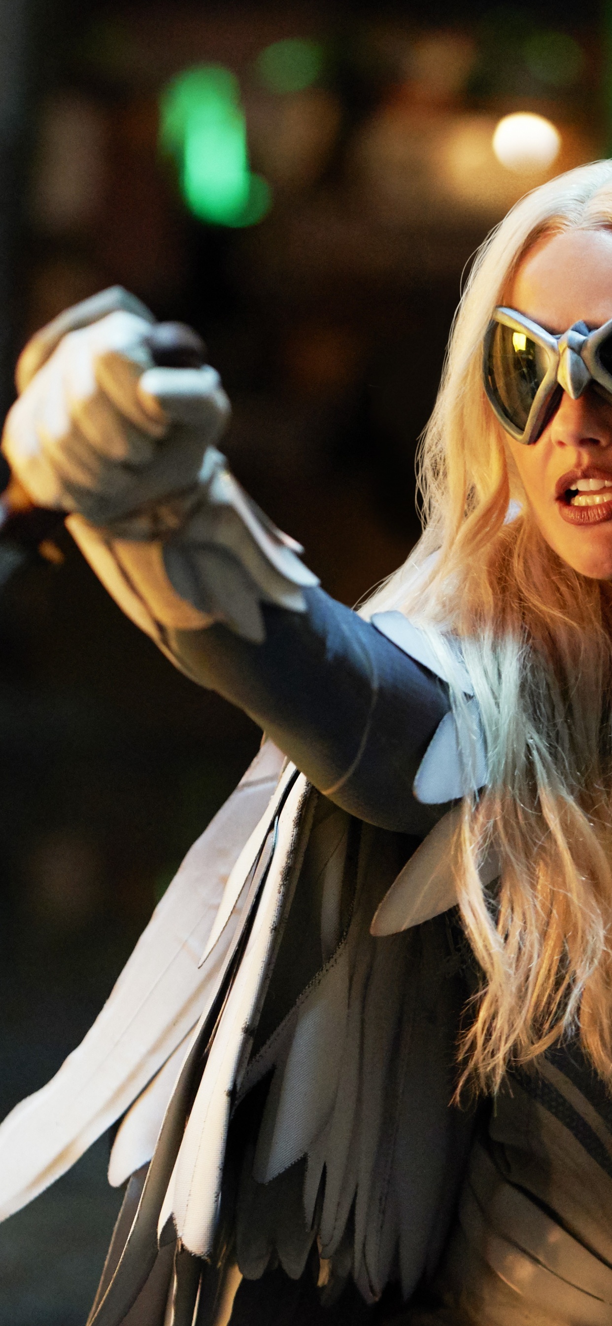 Обои очки, снимок, титан, Хэнк Холл, Вселенная DC в разрешении 1242x2688