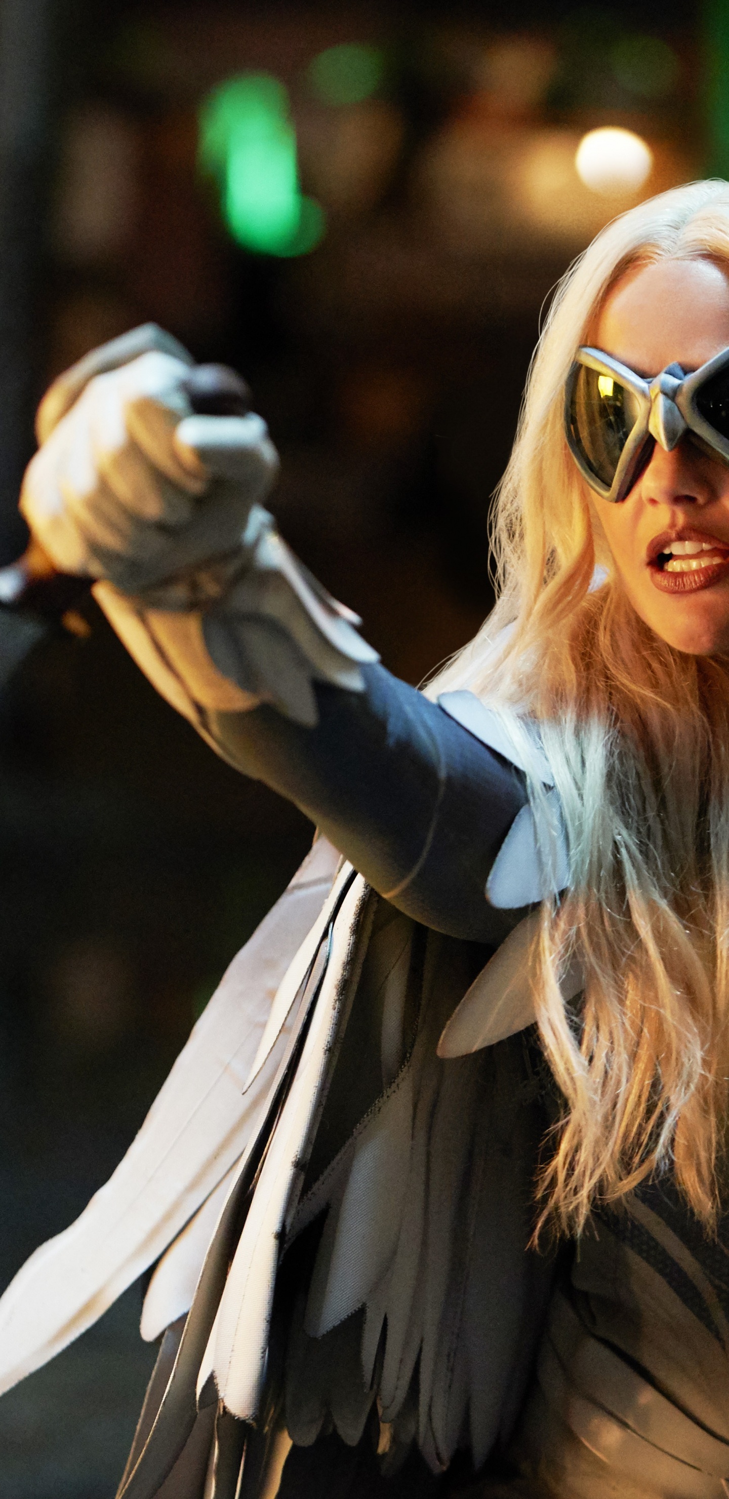 Обои очки, снимок, титан, Хэнк Холл, Вселенная DC в разрешении 1440x2960