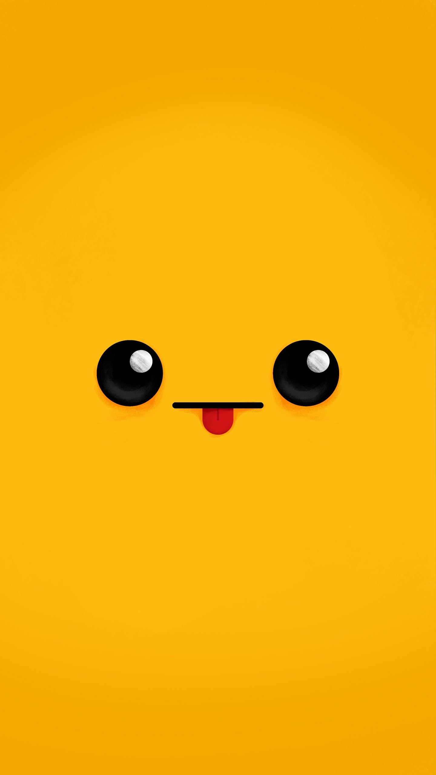 Обои Оранжевый цвет, жест, Счастлив, круг, рисование в разрешении 1440x2560