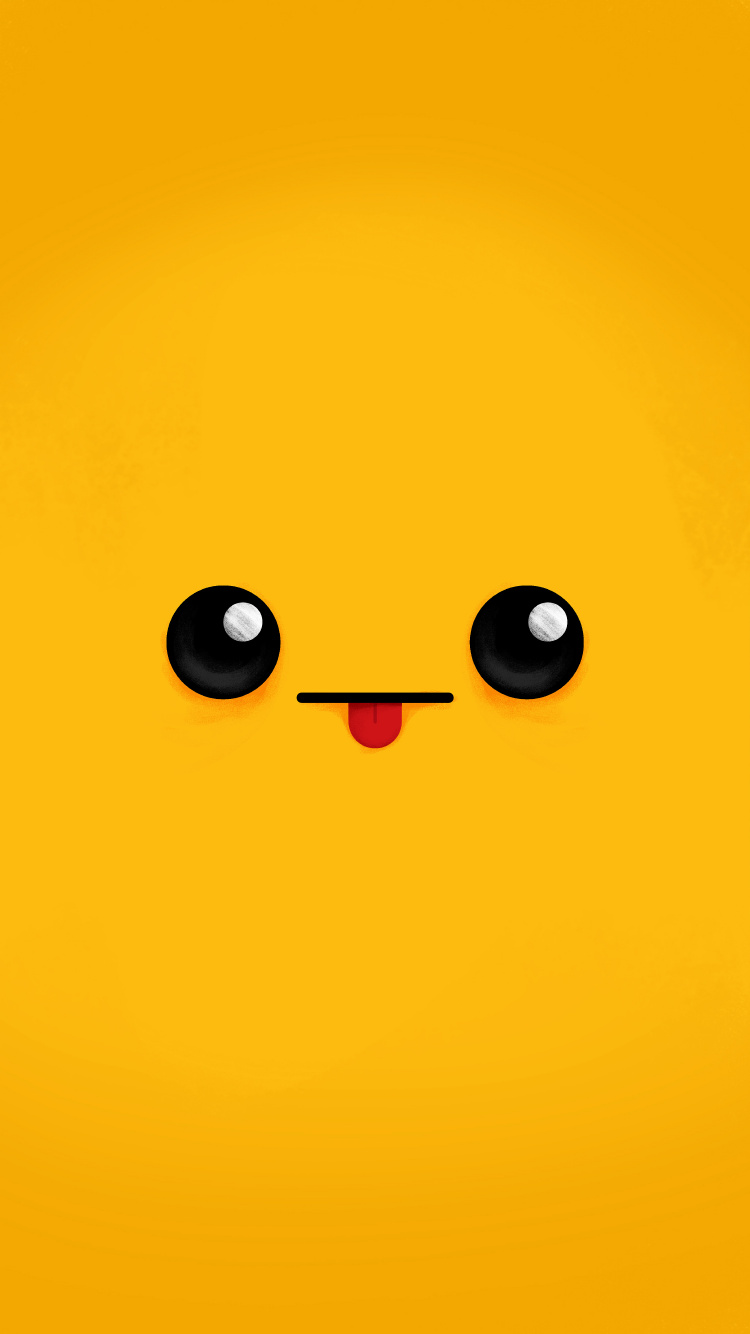 Обои Оранжевый цвет, жест, Счастлив, круг, рисование в разрешении 750x1334