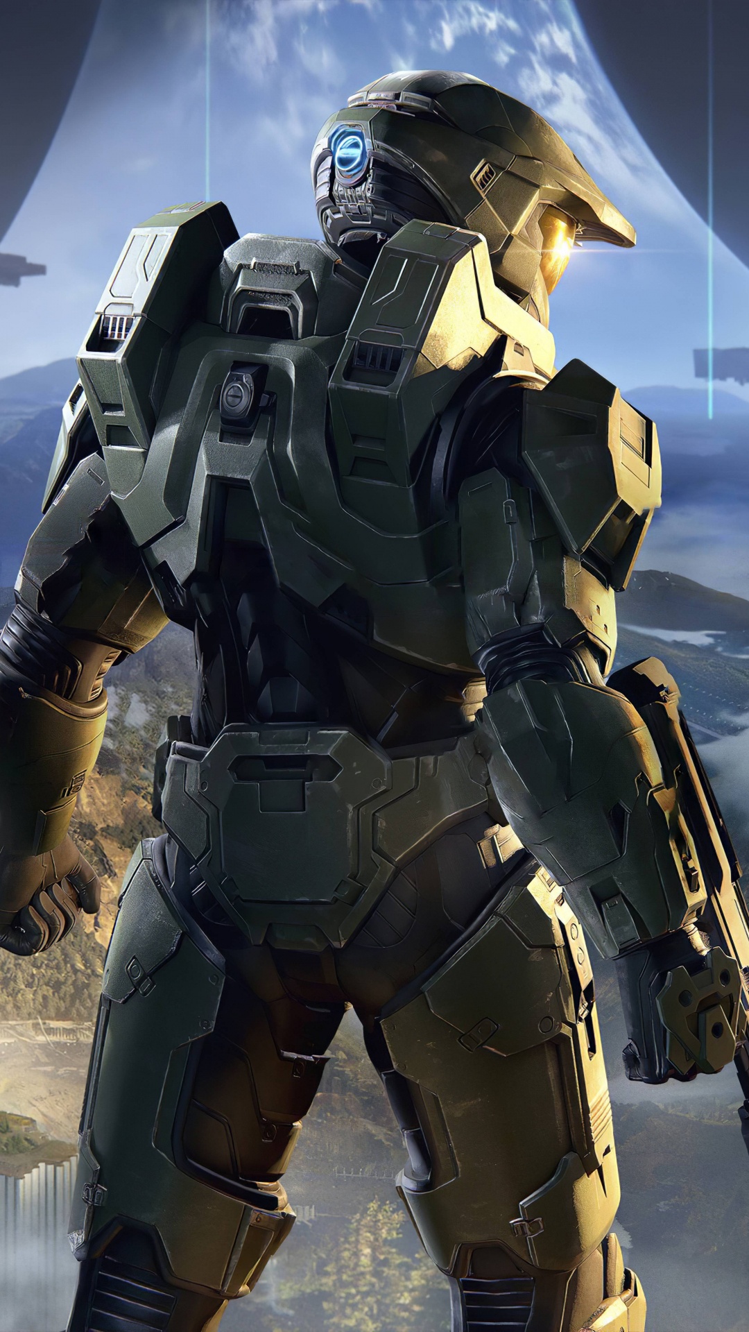 Обои Гало Бесконечно, компьютерная игра, кино, Цифровой композитинг, приключенческая игра в разрешении 1080x1920