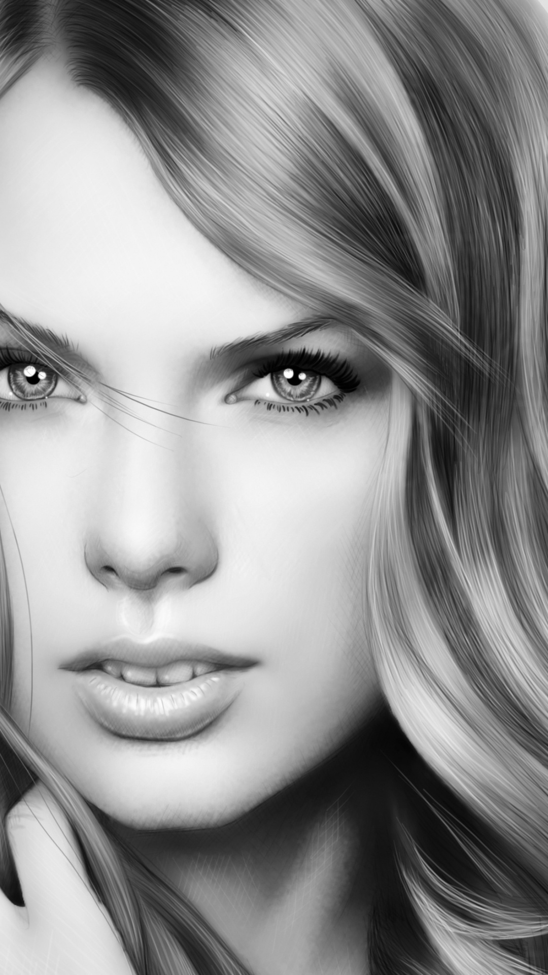 Обои музыка, бровь, лицо, губа, модель в разрешении 1080x1920