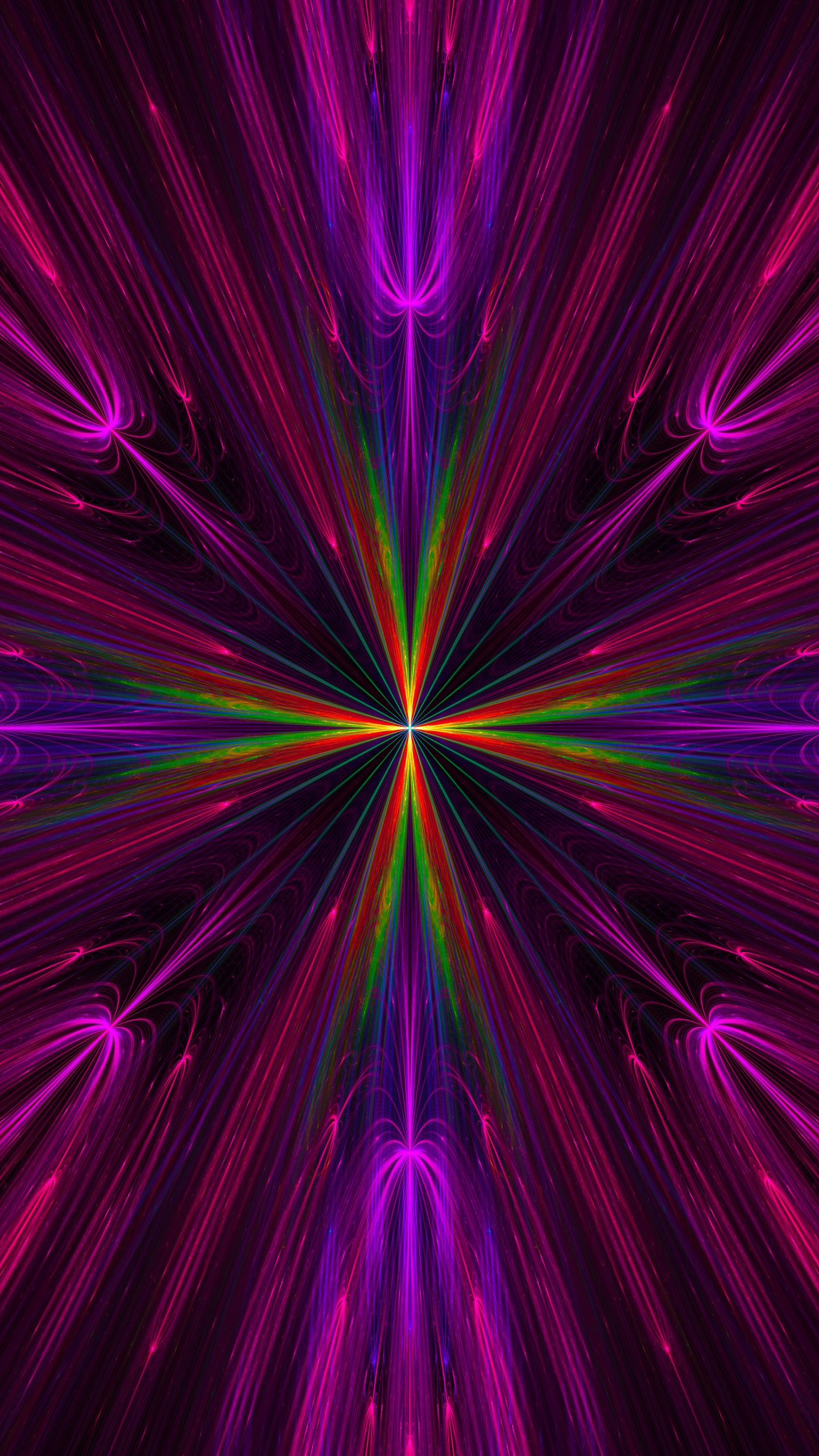 Обои графика, Развлечения М, развлечение, лазер, Визуальный эффект освещения в разрешении 1440x2560