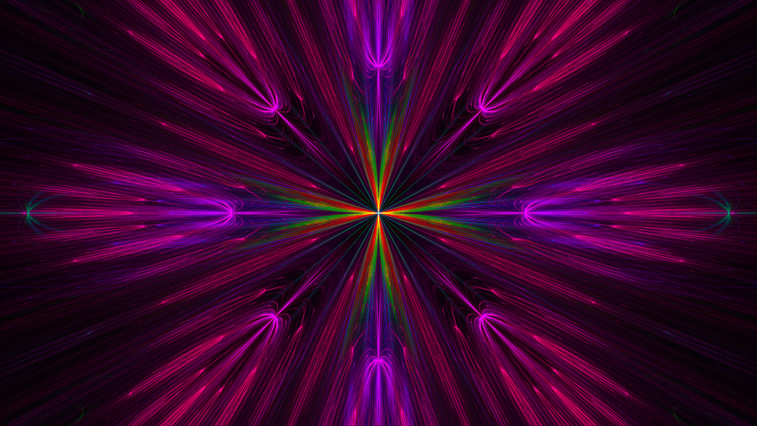 Обои графика, Развлечения М, развлечение, лазер, Визуальный эффект освещения в разрешении 2560x1440