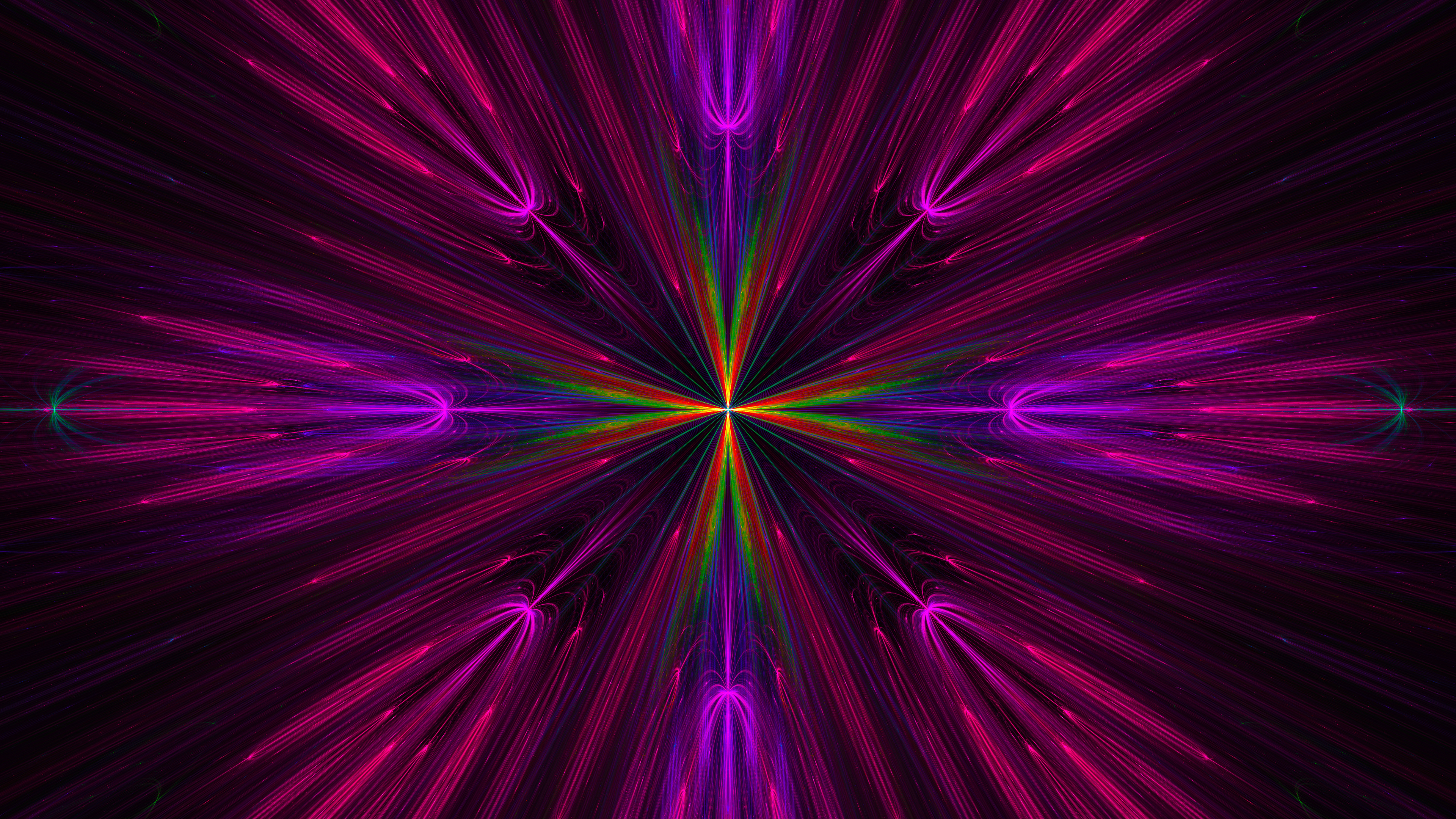 Обои графика, Развлечения М, развлечение, лазер, Визуальный эффект освещения в разрешении 3840x2160