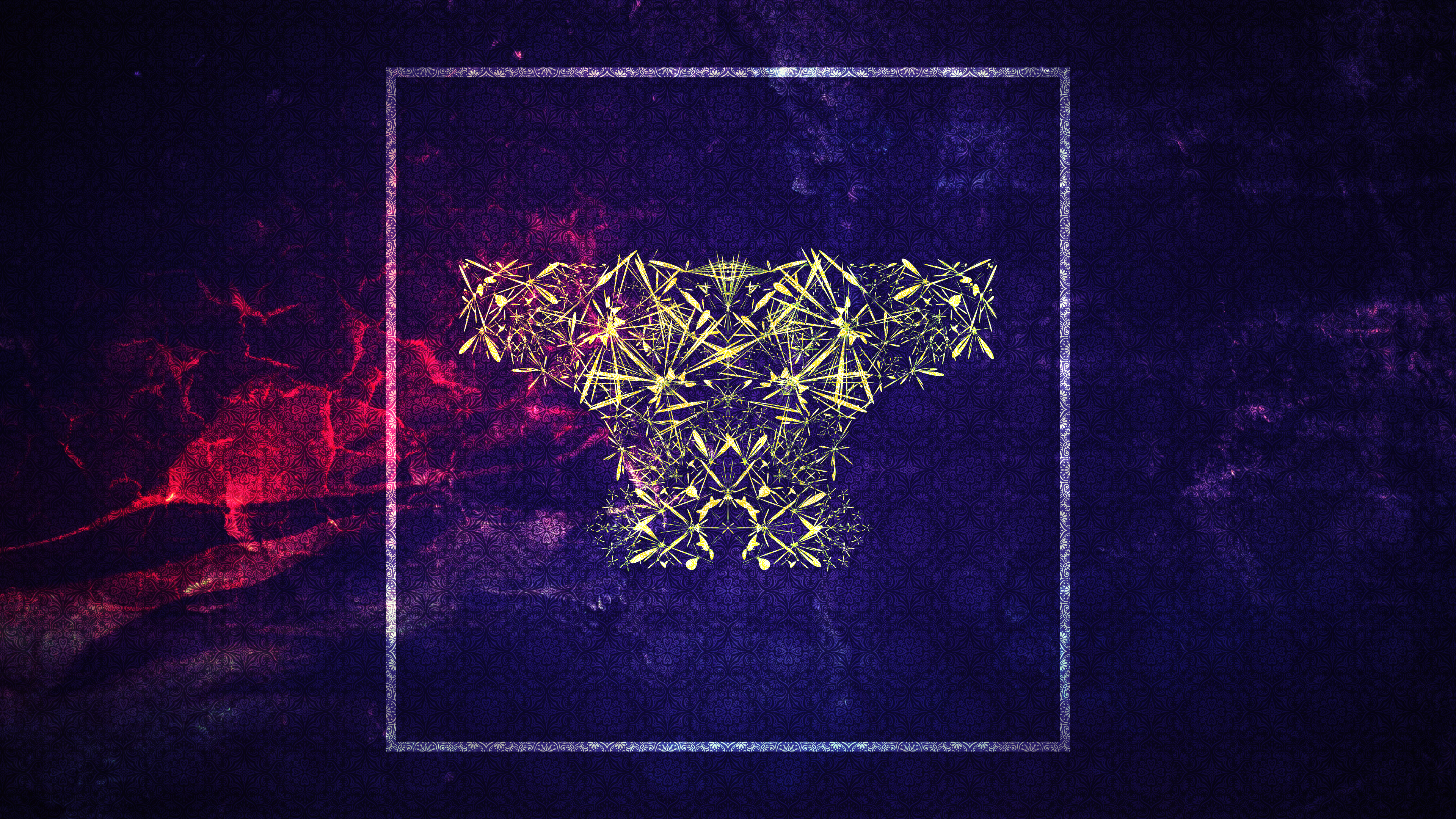 Обои темнота, графика, графический дизайн, цифровое искусство, арт в разрешении 3840x2160