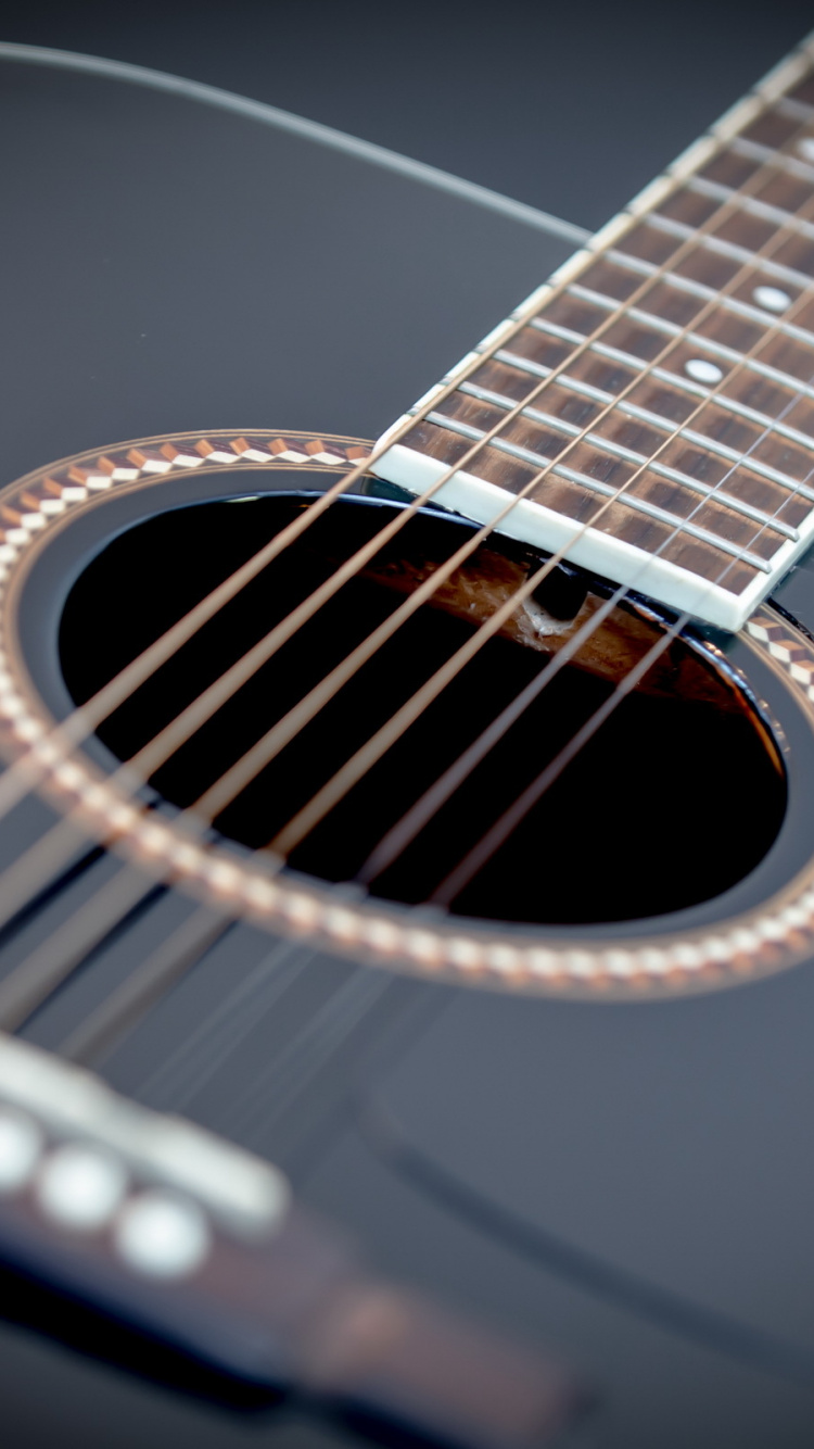 Обои гитара, акустическая гитара, басгитара, струнный инструмент, музыкальный инструмент в разрешении 750x1334