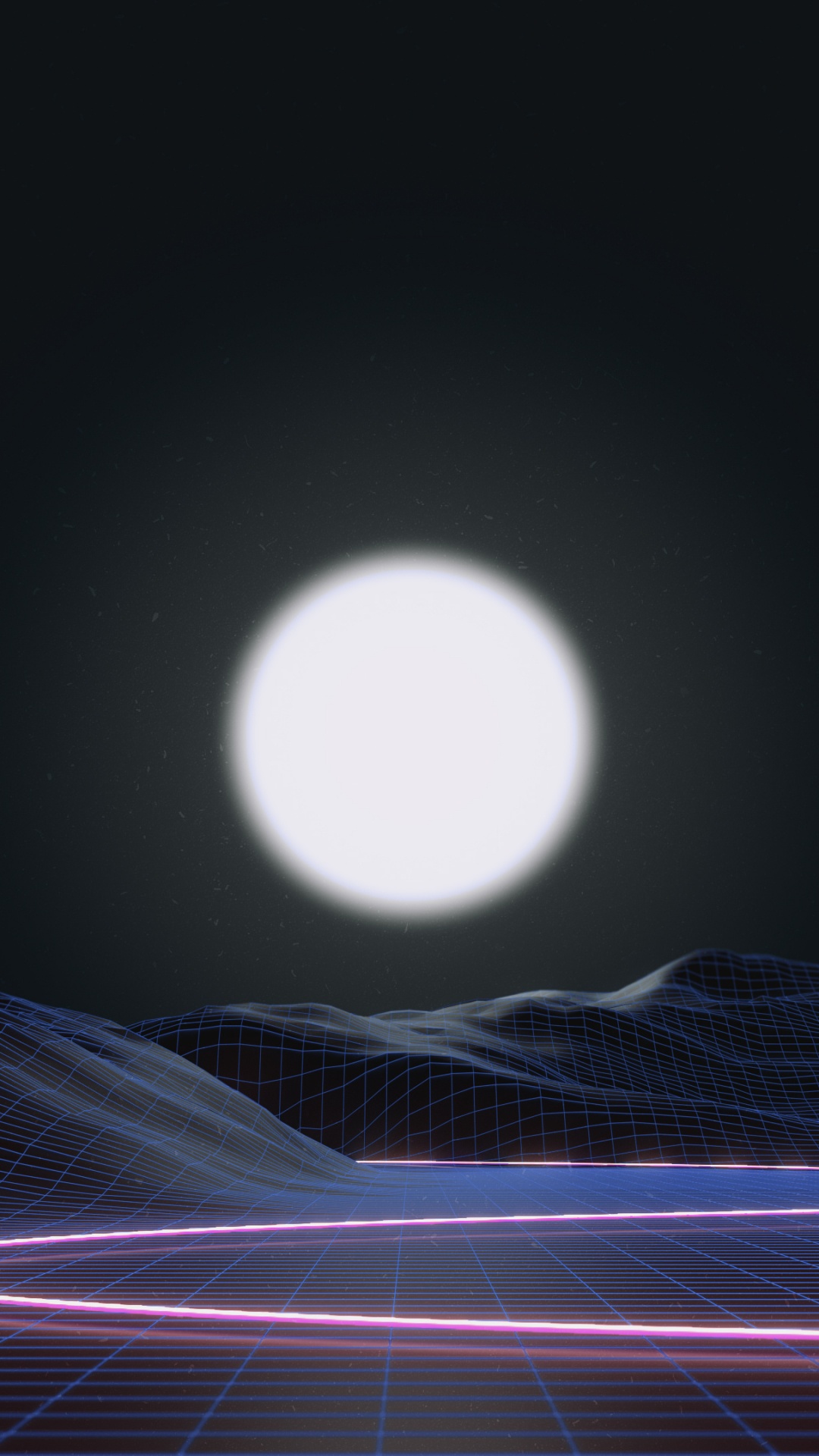 Обои арт, астрономический объект, космическое пространство, горизонт, музыка в разрешении 1080x1920