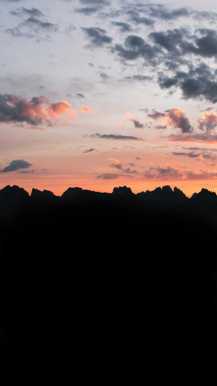 Обои темный закат прозрачный, солнце солнце, дизер, спотифай, облако в разрешении 750x1334