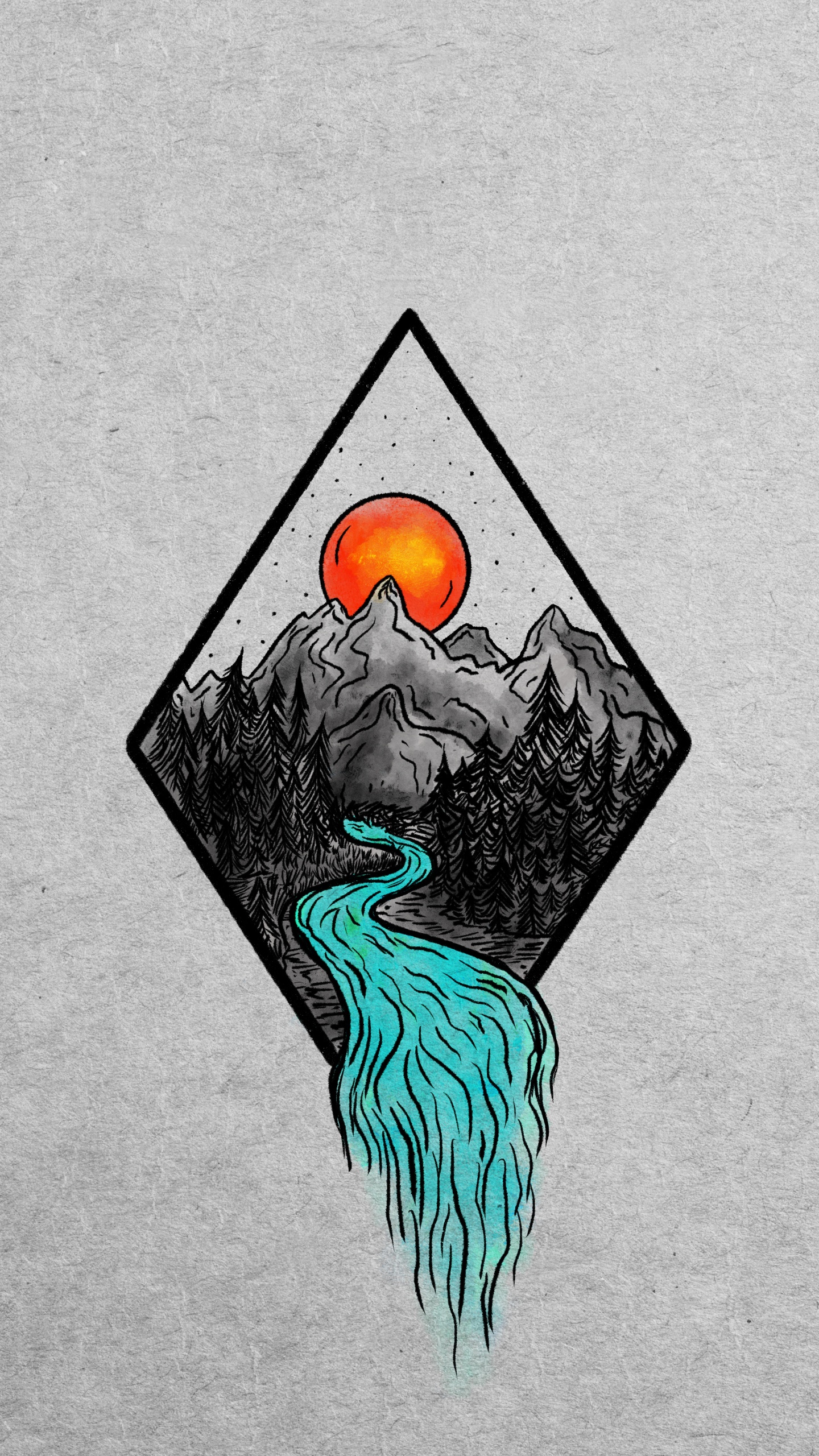 Обои графический дизайн, галактика а70, жест, прямоугольник, арт в разрешении 1440x2560