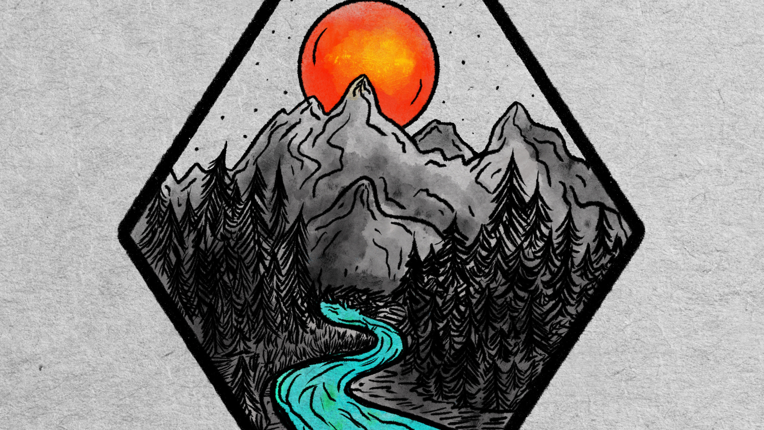 Обои графический дизайн, галактика а70, жест, прямоугольник, арт в разрешении 2560x1440