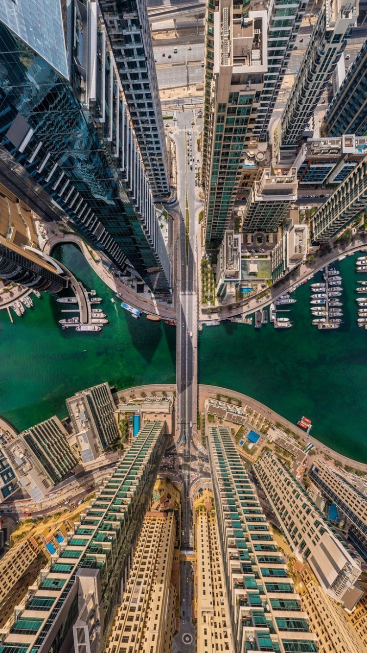 Обои городской район, метрополия, ориентир, город, городской пейзаж в разрешении 750x1334