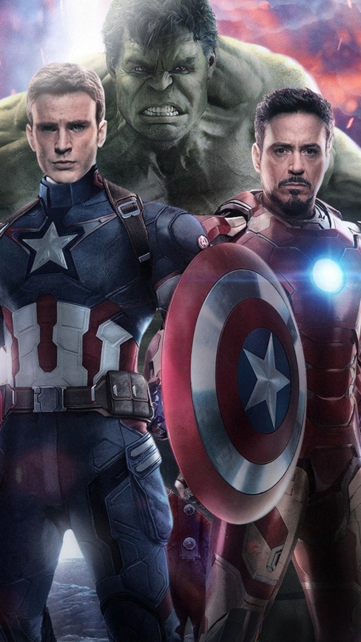 Обои Мстители эра альтрона, мститель, супергерой, фигурка, фильм в разрешении 720x1280