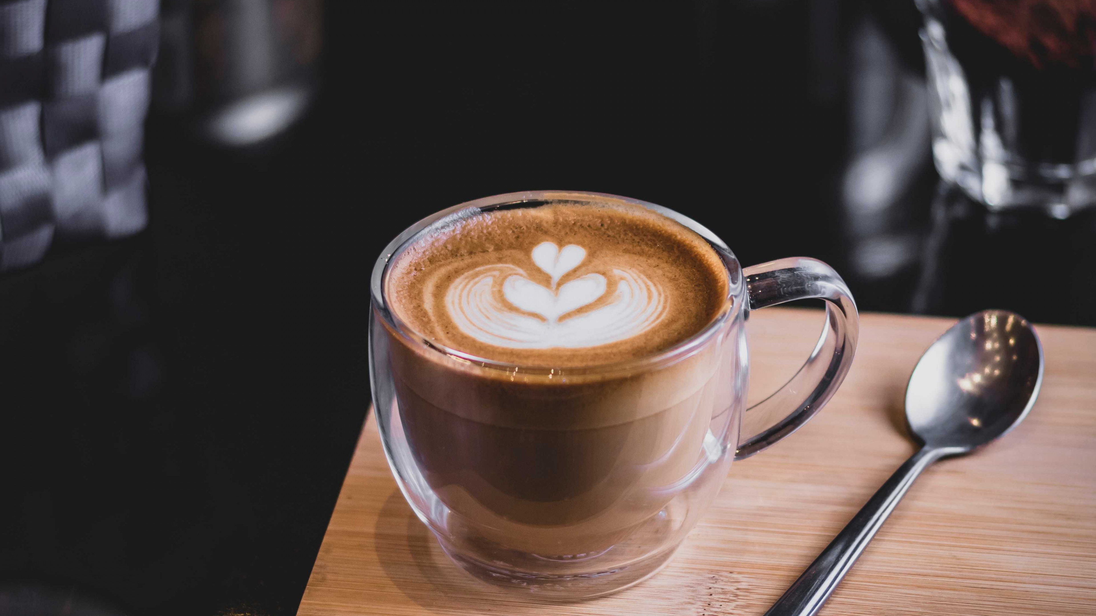 Обои кафе кофе, кофе, латте, кофе эспрессо, чай в разрешении 3840x2160