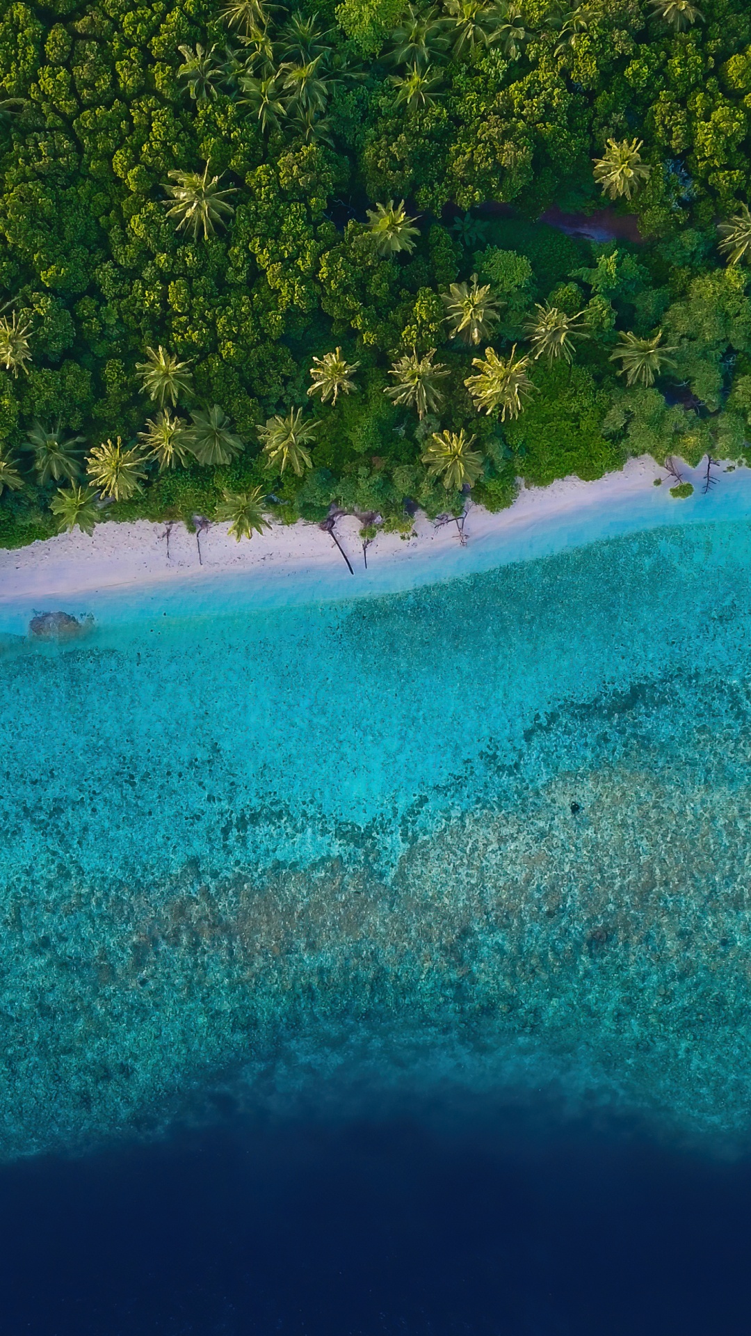 Обои природа, вода, гидроресурсы, синий, лазурный в разрешении 1080x1920