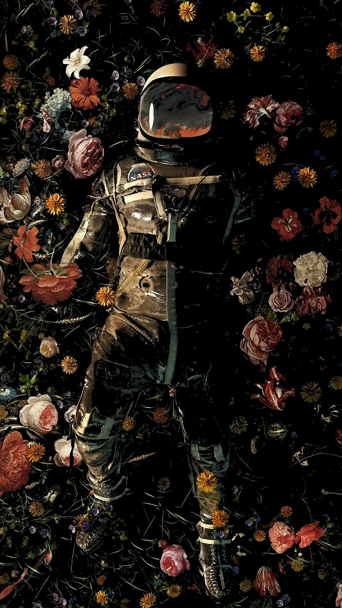 Обои садовые прелести, приятное садовое наслаждение, стена, иканвас, холст стены искусства в разрешении 1440x2560