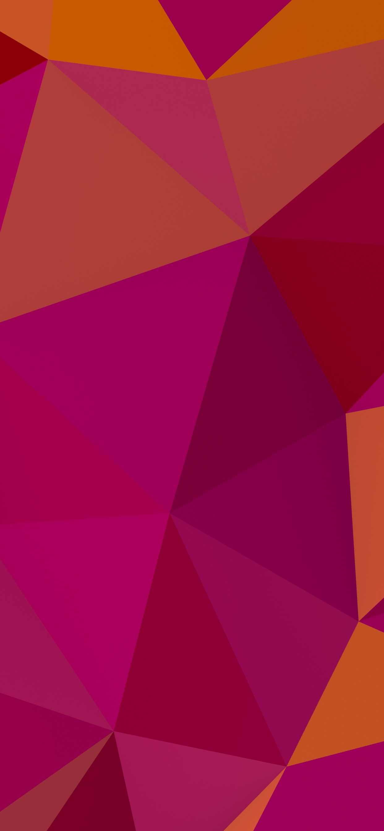 Обои пурпур, узор, пурпурный цвет, треугольник, дизайн в разрешении 1242x2688