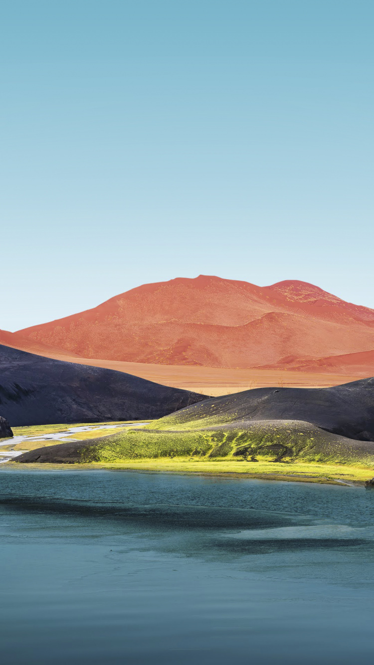 Обои гидроресурсы, водохранилище, экорегион, водоем, горный рельеф в разрешении 750x1334