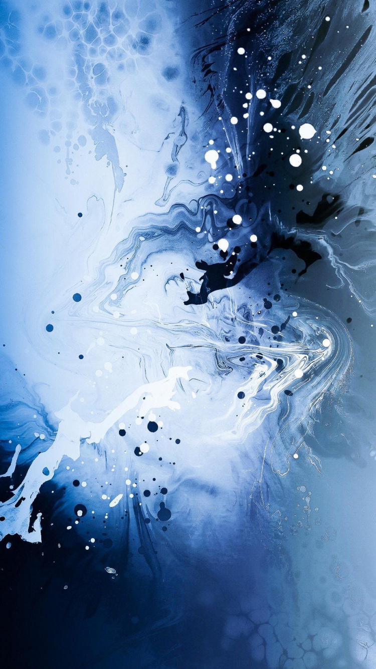 Обои яблоко, жидкий, атмосфера, вода, лазурный в разрешении 750x1334