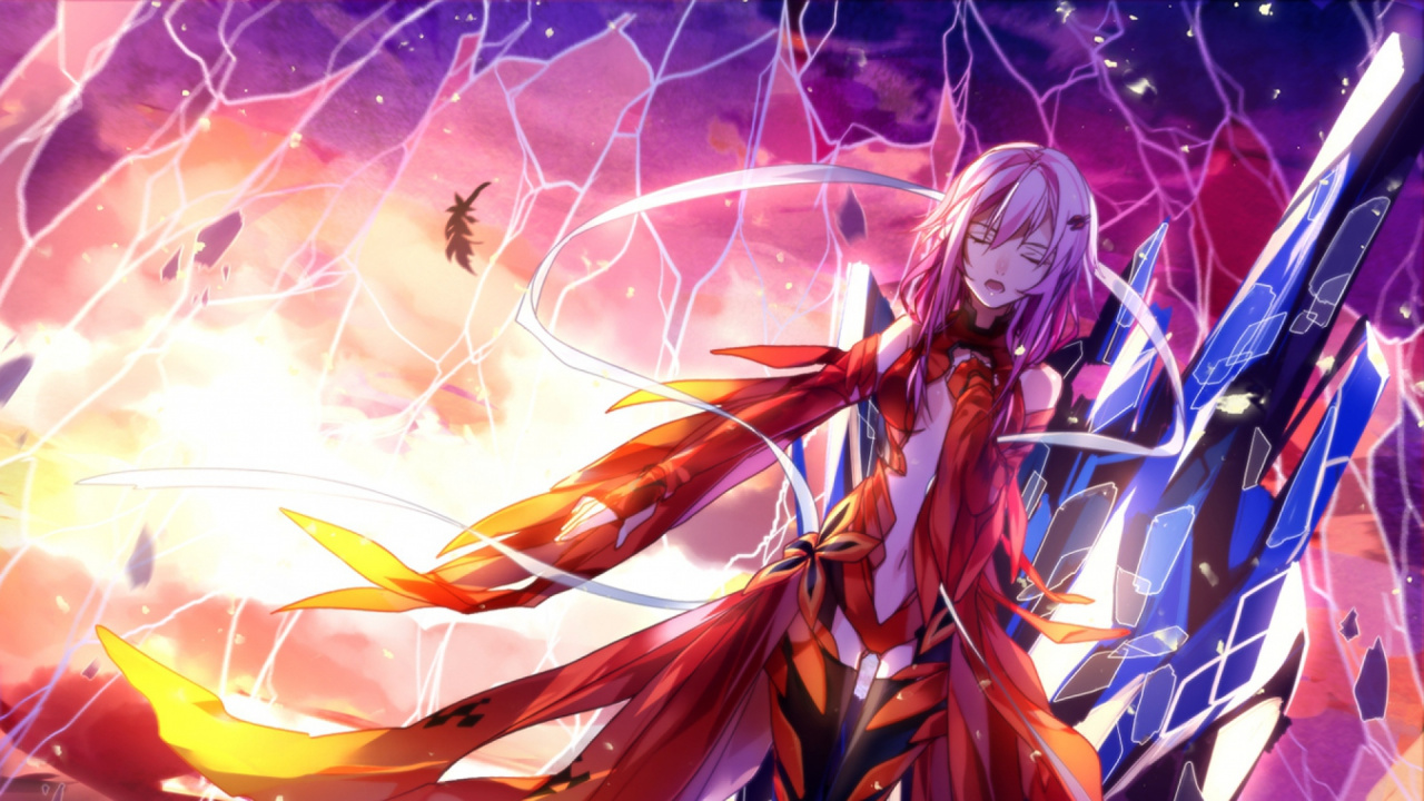 Обои инори yuzuriha, аниме, Манга, иллюстрация, искусство в разрешении 1280x720