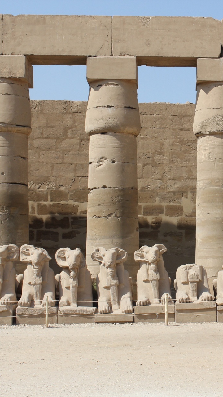 Обои Нил, Древний Египет, археологический памятник, древняя история, египетский храм в разрешении 720x1280