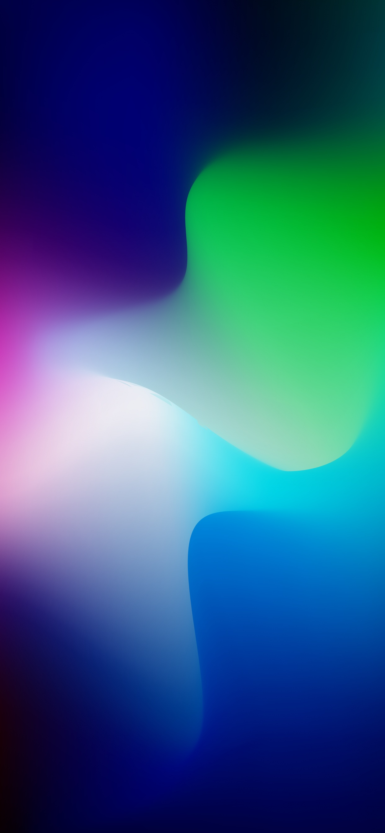 Обои атмосфера, яблоко, лазурный, блик, электрик в разрешении 1242x2688