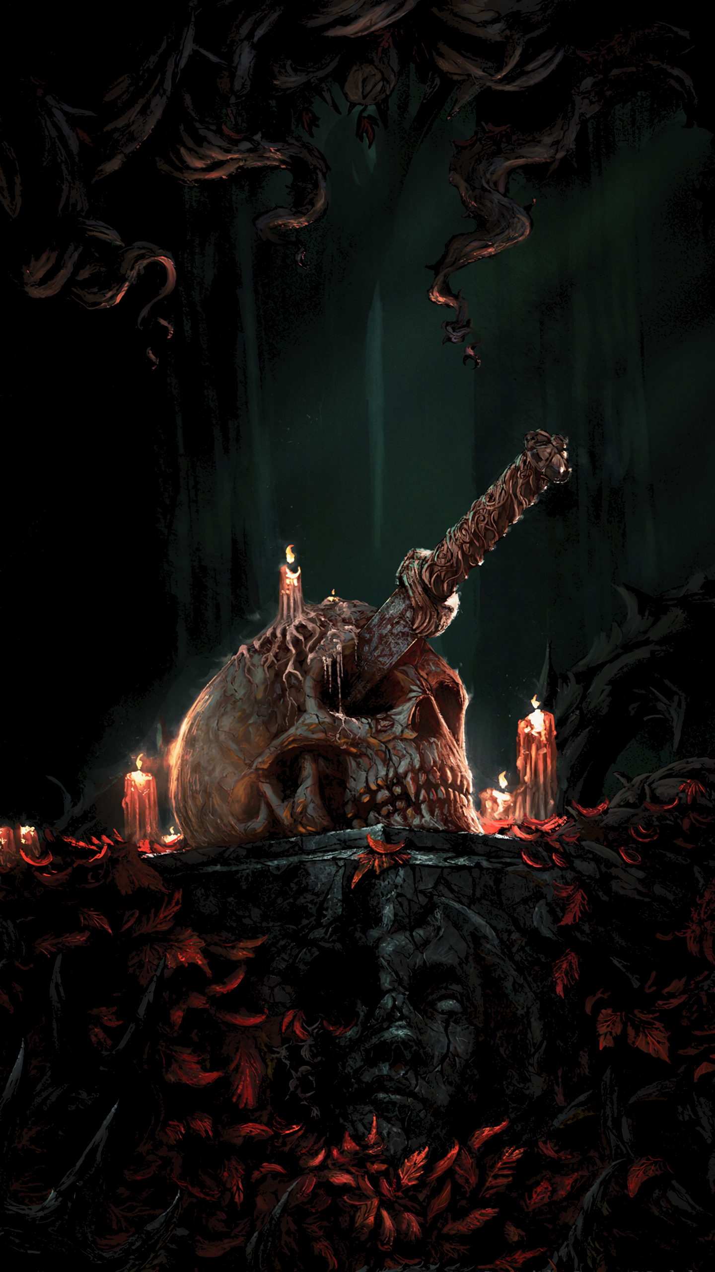 Обои мечта Питера Фехервари, мечтательность, адский реквием, культ спиральной зари, каста огня в разрешении 1440x2560