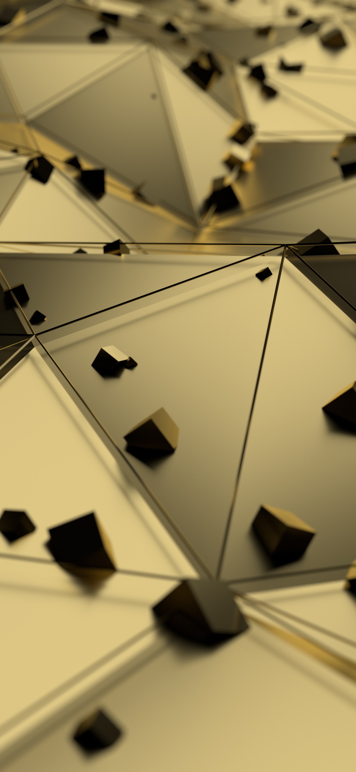 Обои дизайн, иллюстрация, арт, древесина, треугольник в разрешении 1242x2688