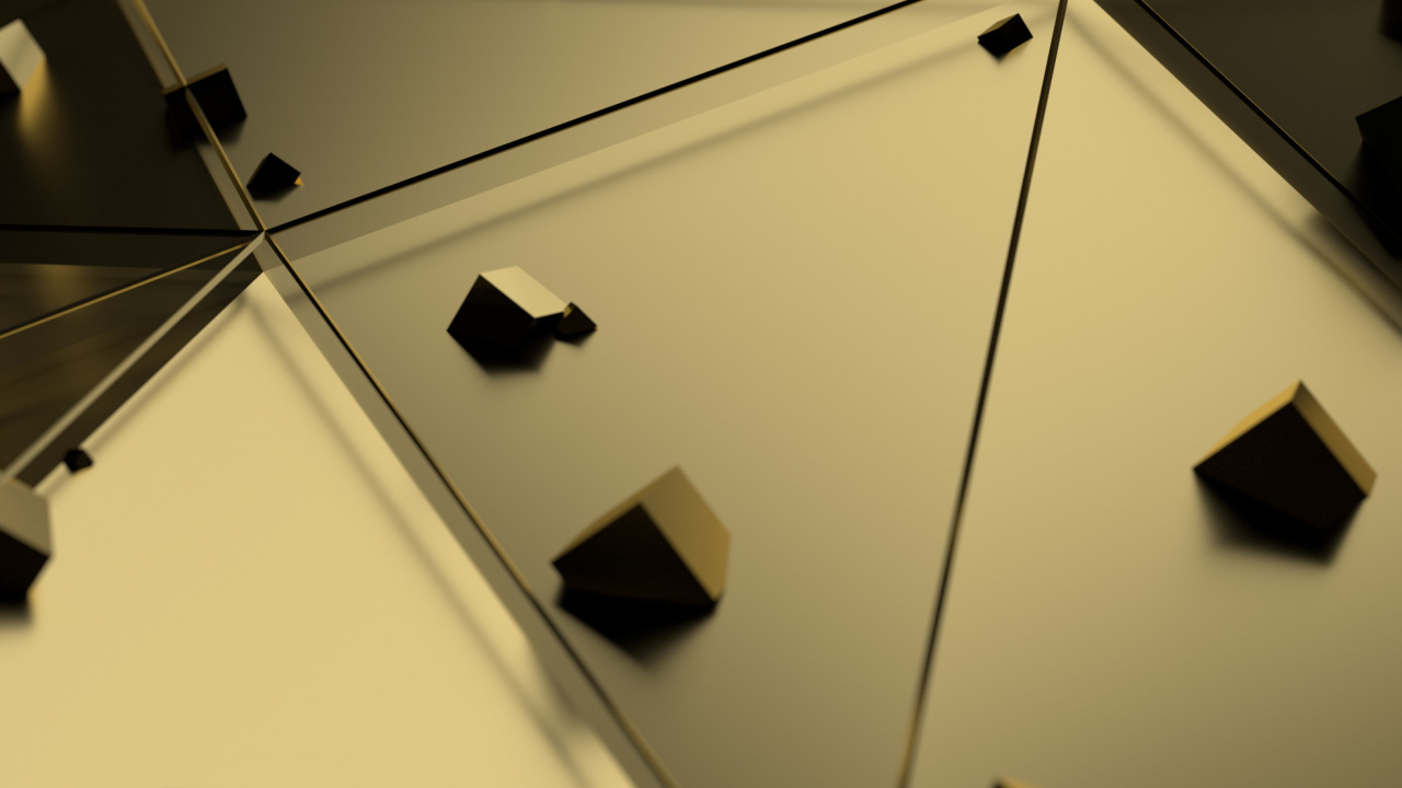 Обои дизайн, иллюстрация, арт, древесина, треугольник в разрешении 1280x720