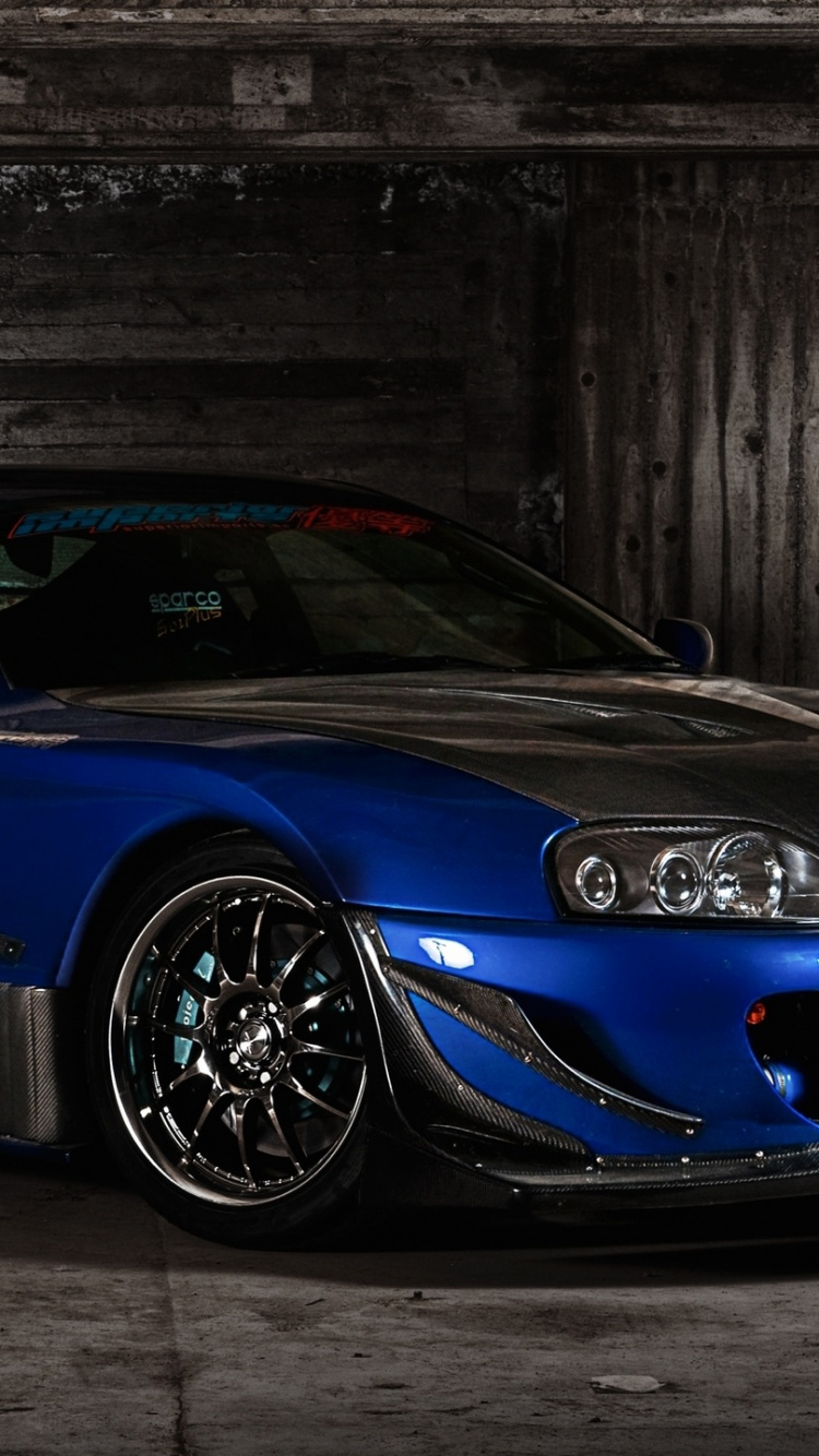 Обои спорткар, авто, toyota, тюнинг автомобилей, капюшон в разрешении 750x1334