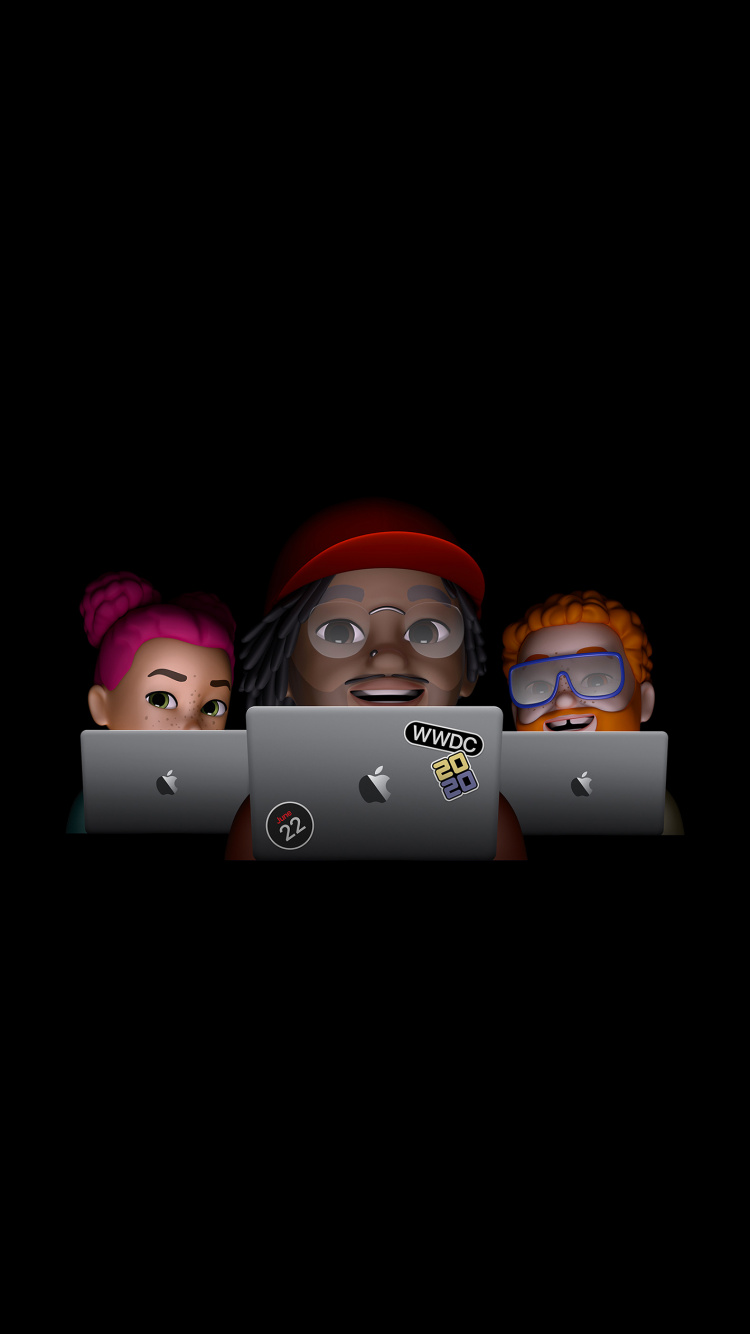 Обои apple, амолед, iPhone, WWDC 2020, яблоко в разрешении 750x1334