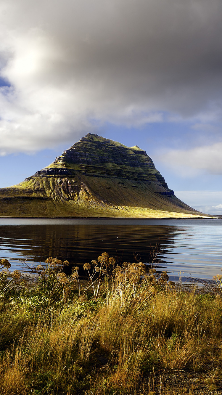 Обои путешествие, море, побережье, облако, нагорье в разрешении 750x1334