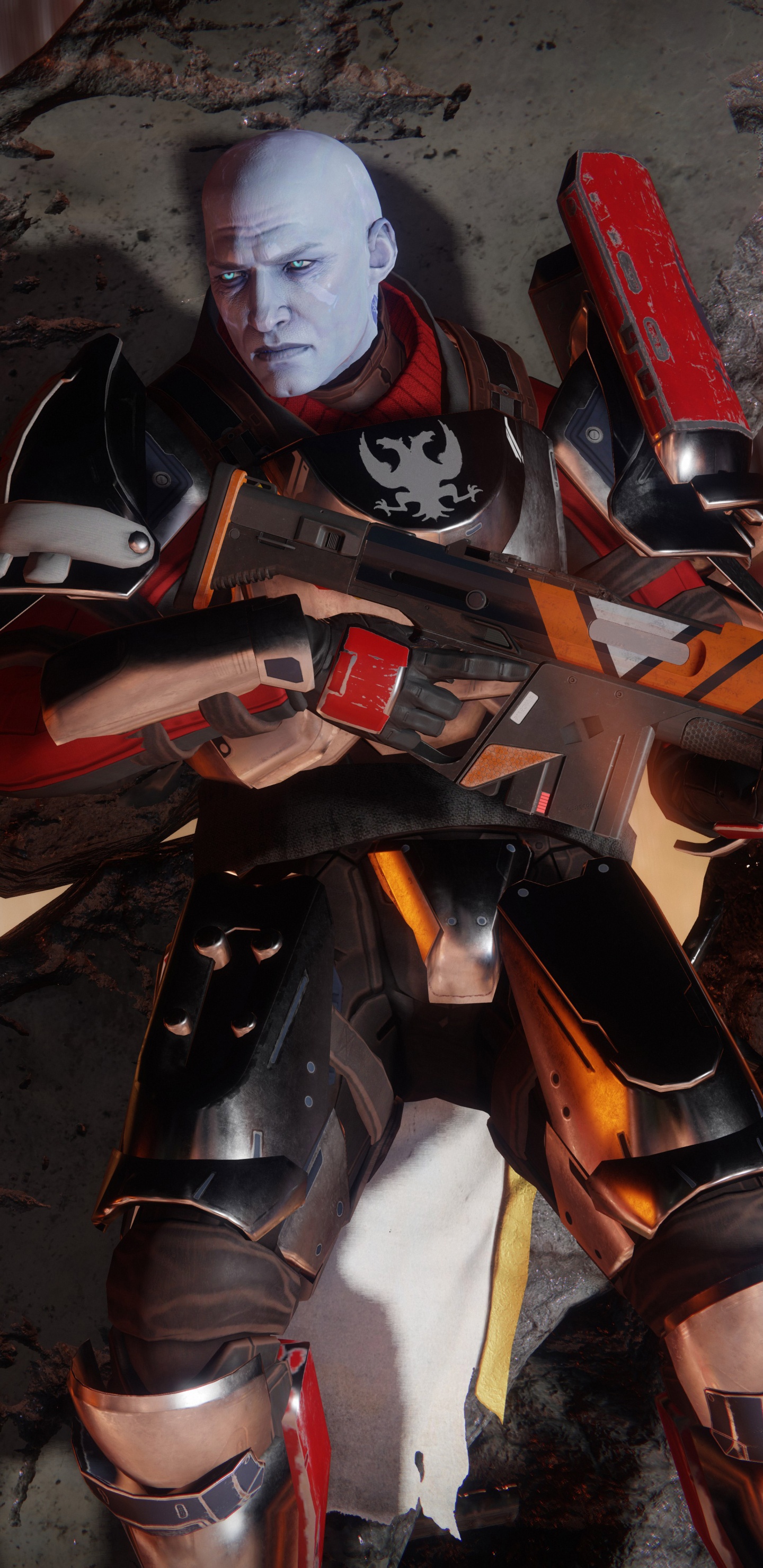 Обои bungie, activision, playstation 4, компьютерная игра, броня в разрешении 1440x2960