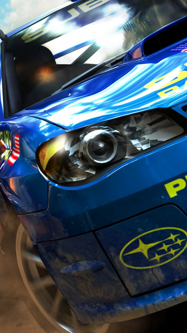 Обои playstation portable, sega, гонки видео игры, авто, мировой раллийный автомобиль в разрешении 750x1334