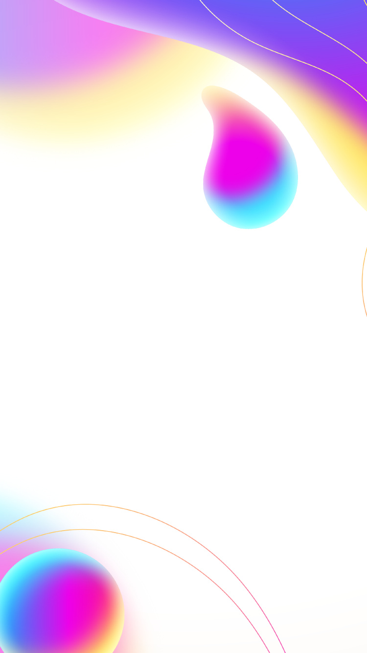 Обои свет, красочность, белые, синий, лазурный в разрешении 750x1334