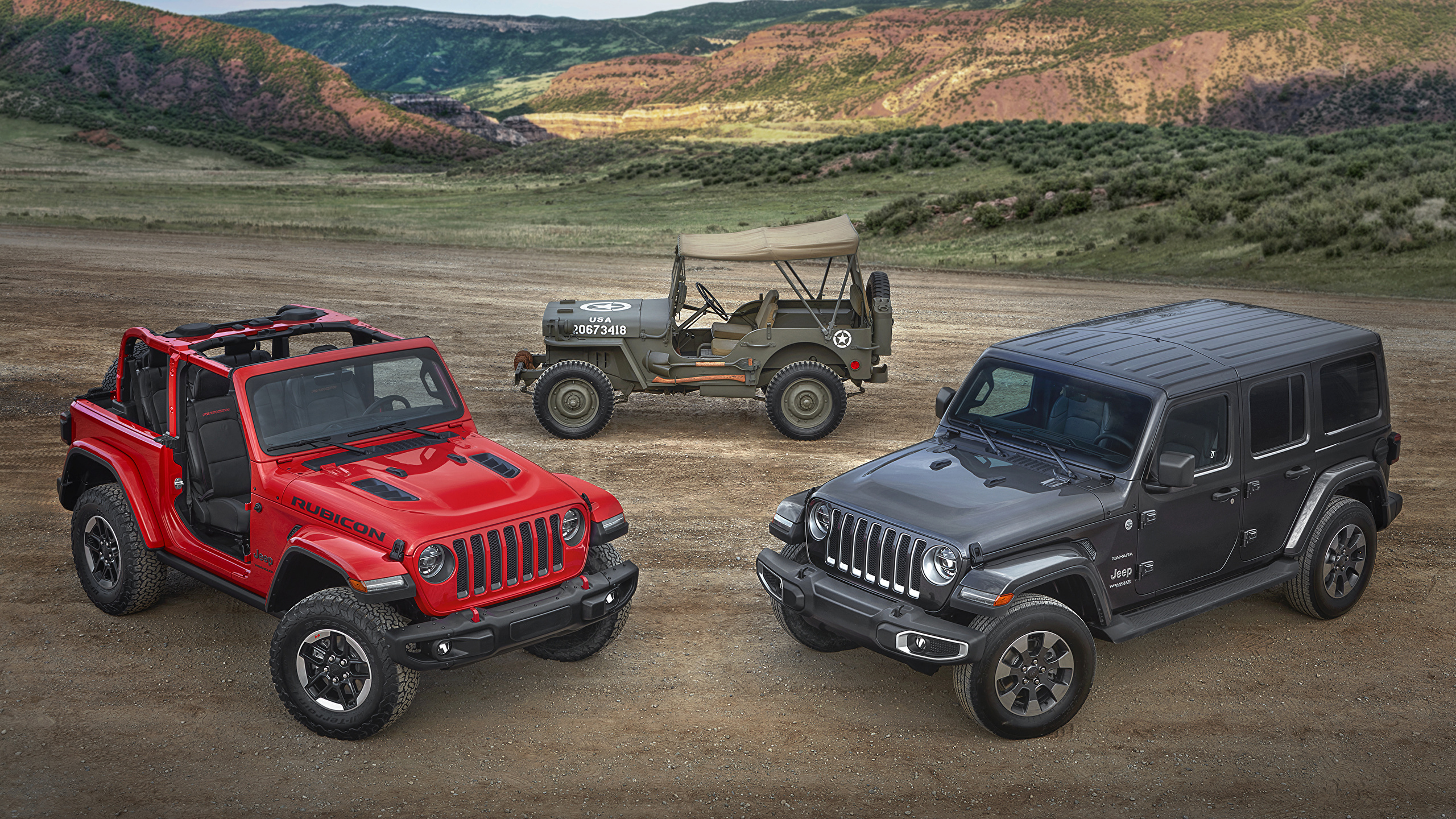 Обои джип, jeep wrangler, авто, Офф-роуд, автомобиль в разрешении 2560x1440
