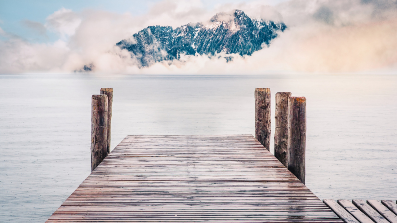 Обои звук, горизонт, небо, Kedam, природный ландшафт в разрешении 1280x720