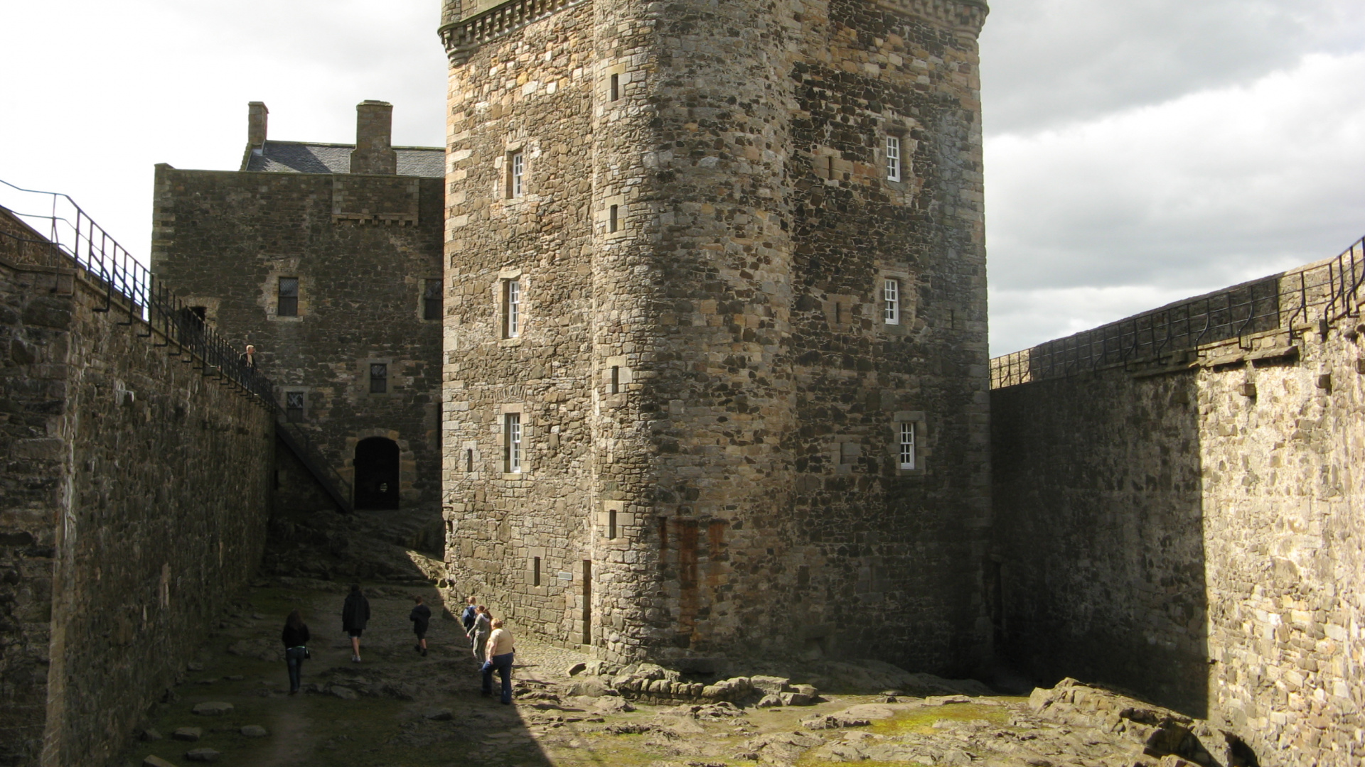 Обои Замок Черноты, Замок Стирлинг, замок, фортификация, стена в разрешении 1920x1080