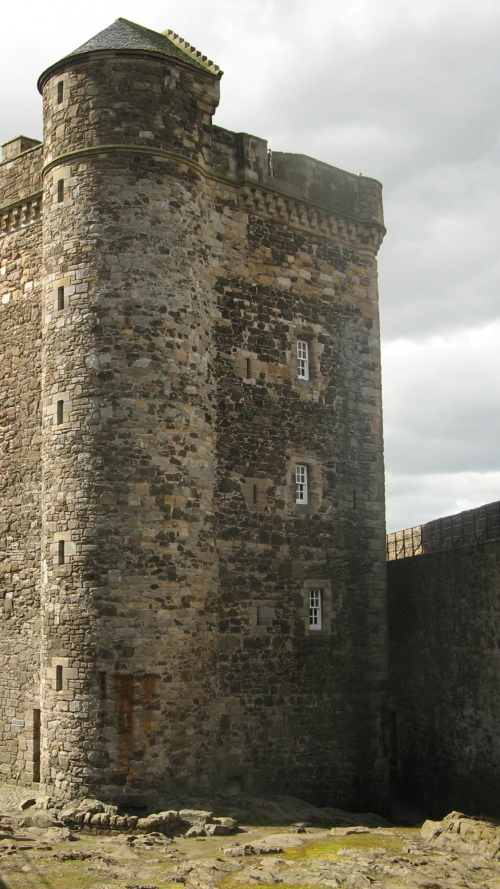 Обои Замок Черноты, Замок Стирлинг, замок, фортификация, стена в разрешении 720x1280
