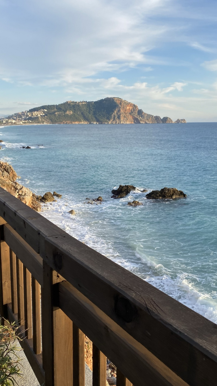 Обои Клеопатра Бич, побережье, вода, облако, гидроресурсы в разрешении 750x1334