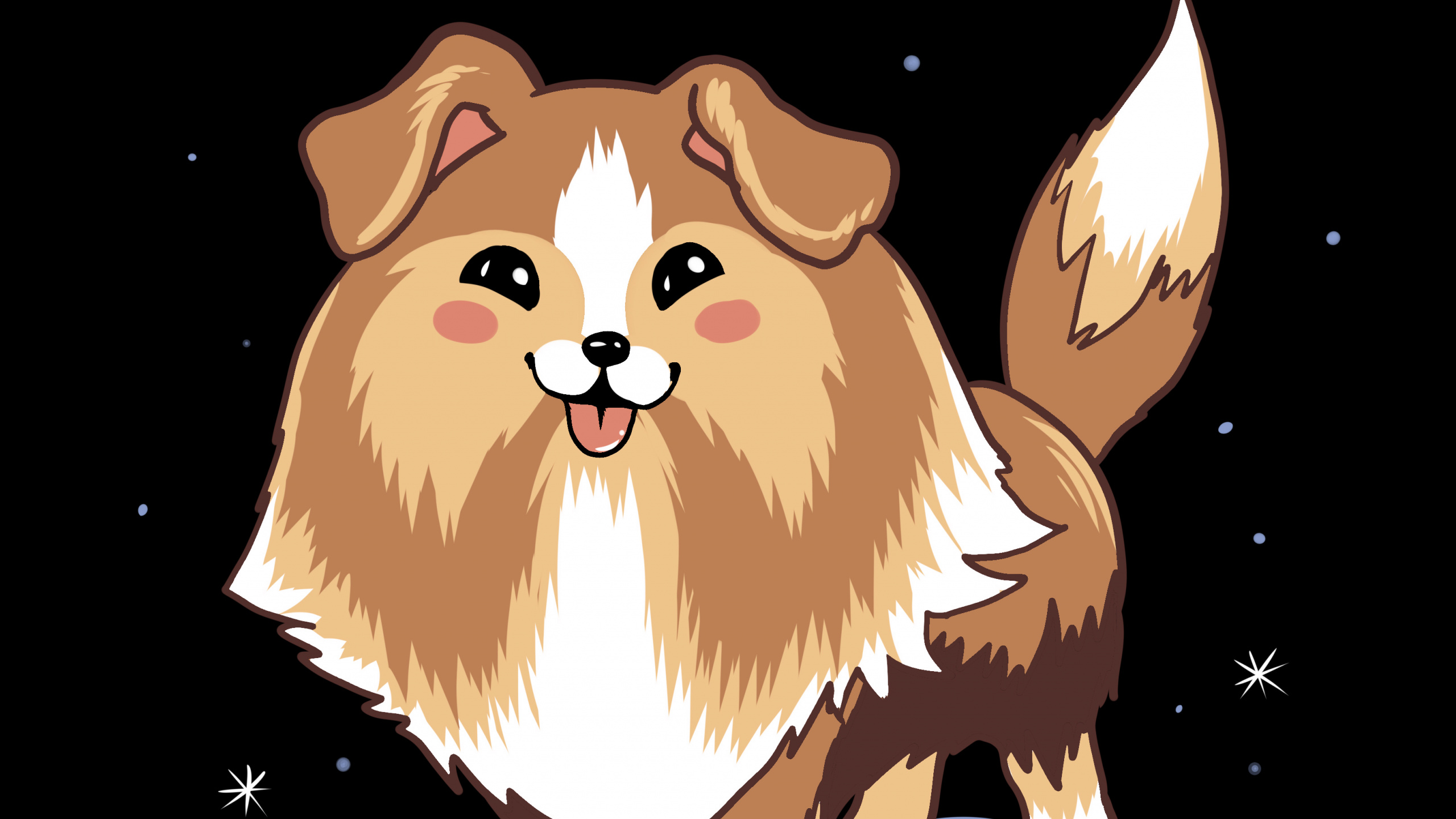 Обои мультфильм, Юмор, кошачьих, Лев, арт в разрешении 2560x1440