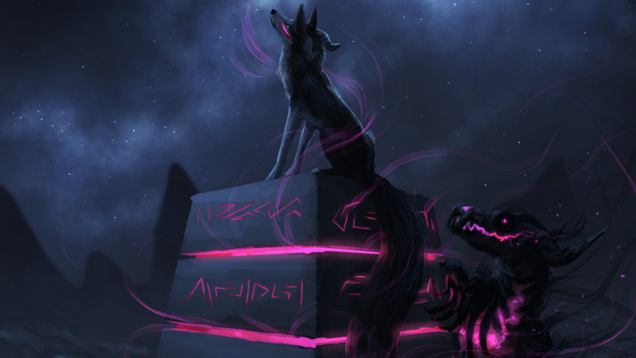 Обои графический дизайн, пурпур, Фиолетовый, пурпурный цвет, графика в разрешении 1280x720