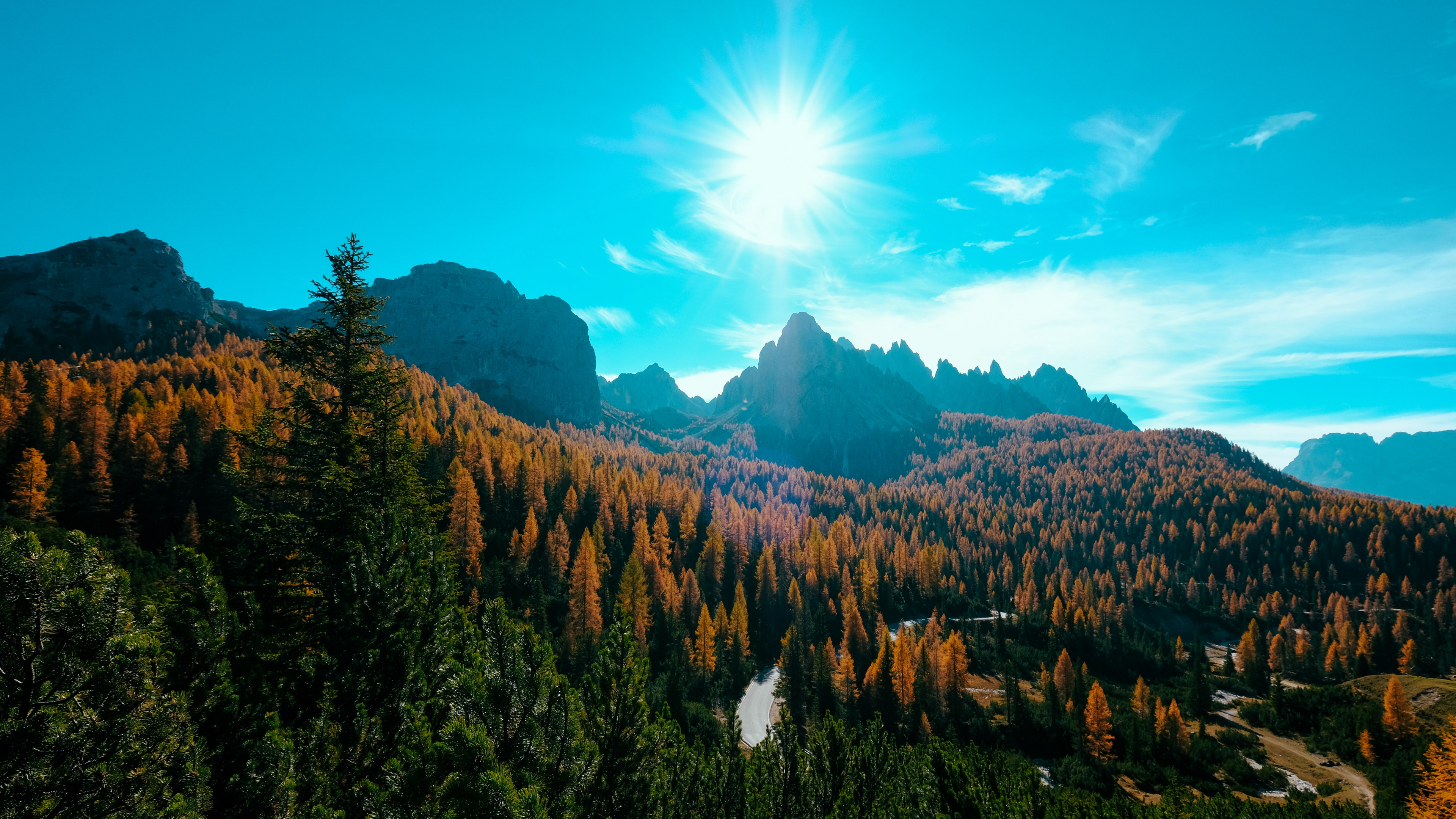 Обои горный рельеф, гора, природа, природный ландшафт, дикая местность в разрешении 3840x2160