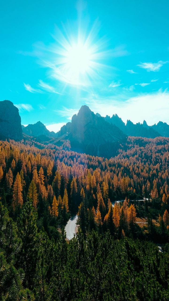 Обои горный рельеф, гора, природа, природный ландшафт, дикая местность в разрешении 720x1280