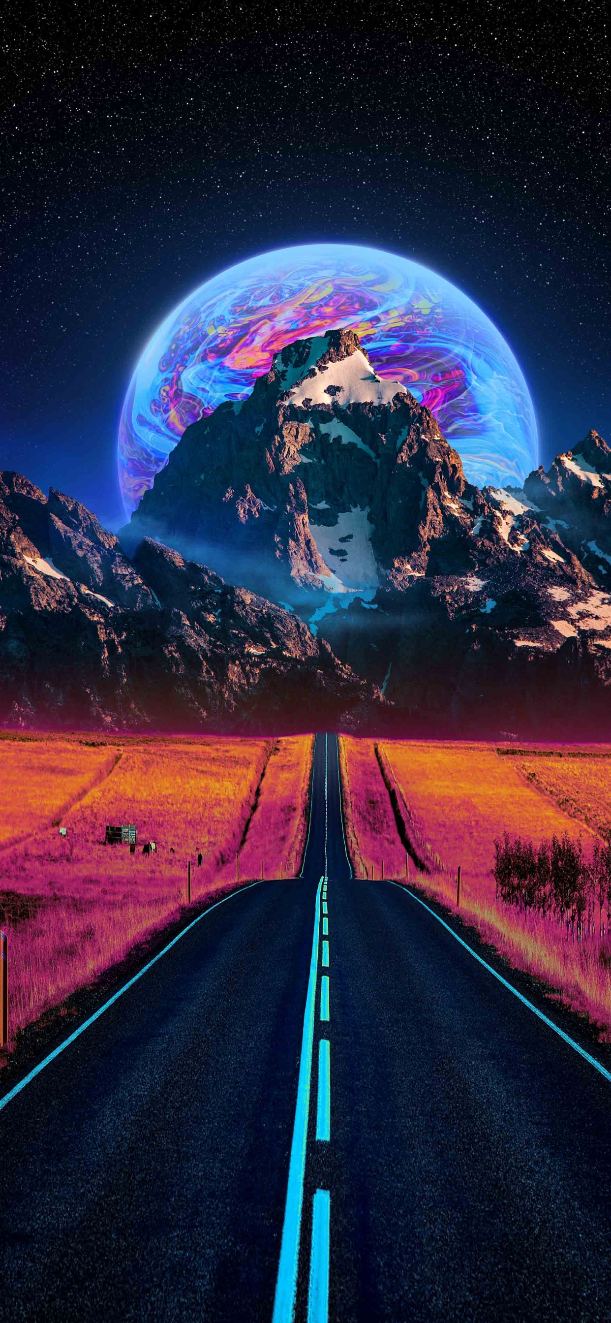 Обои ios, атмосфера, растение, мир, свет в разрешении 1242x2688