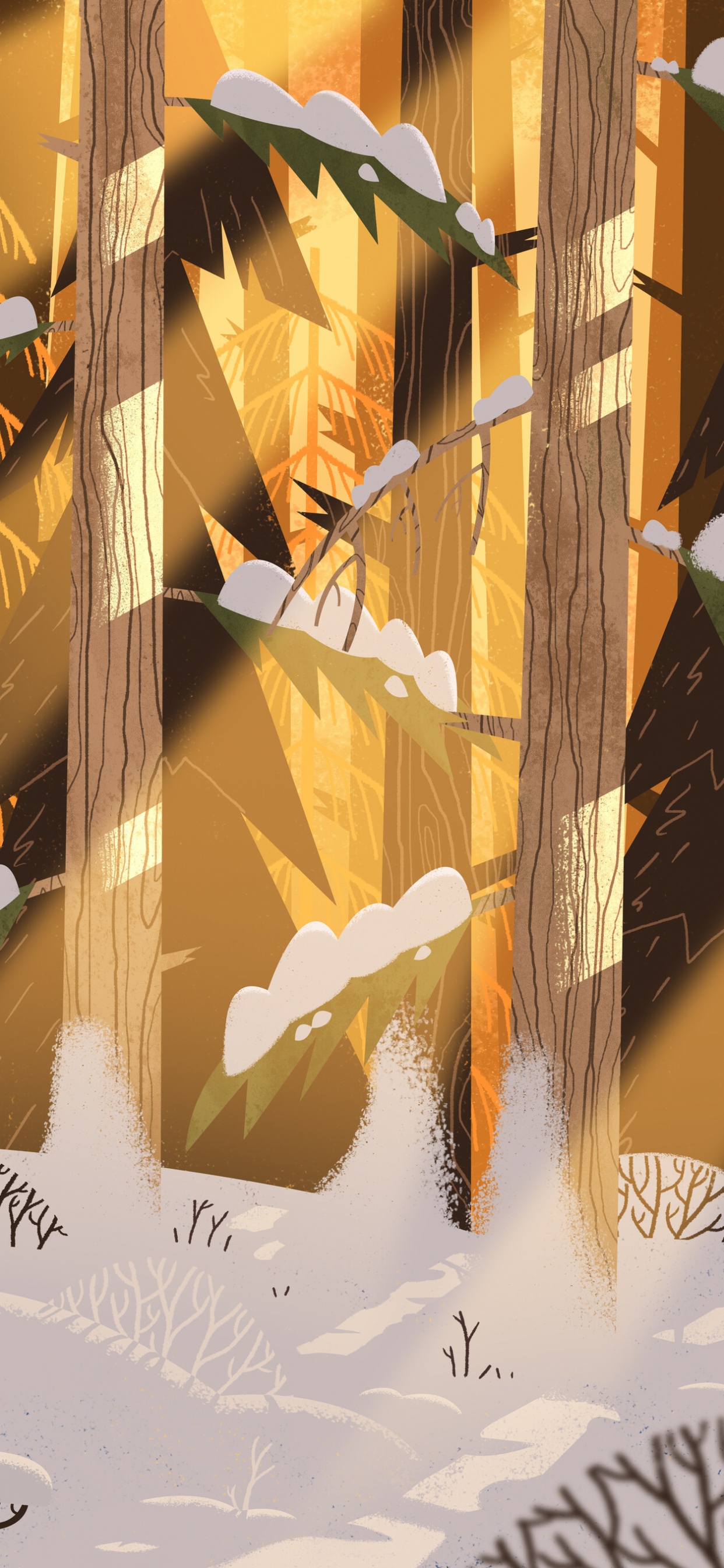 Обои иллюстрация, мультфильм, арт, фикция, графический дизайн в разрешении 1242x2688