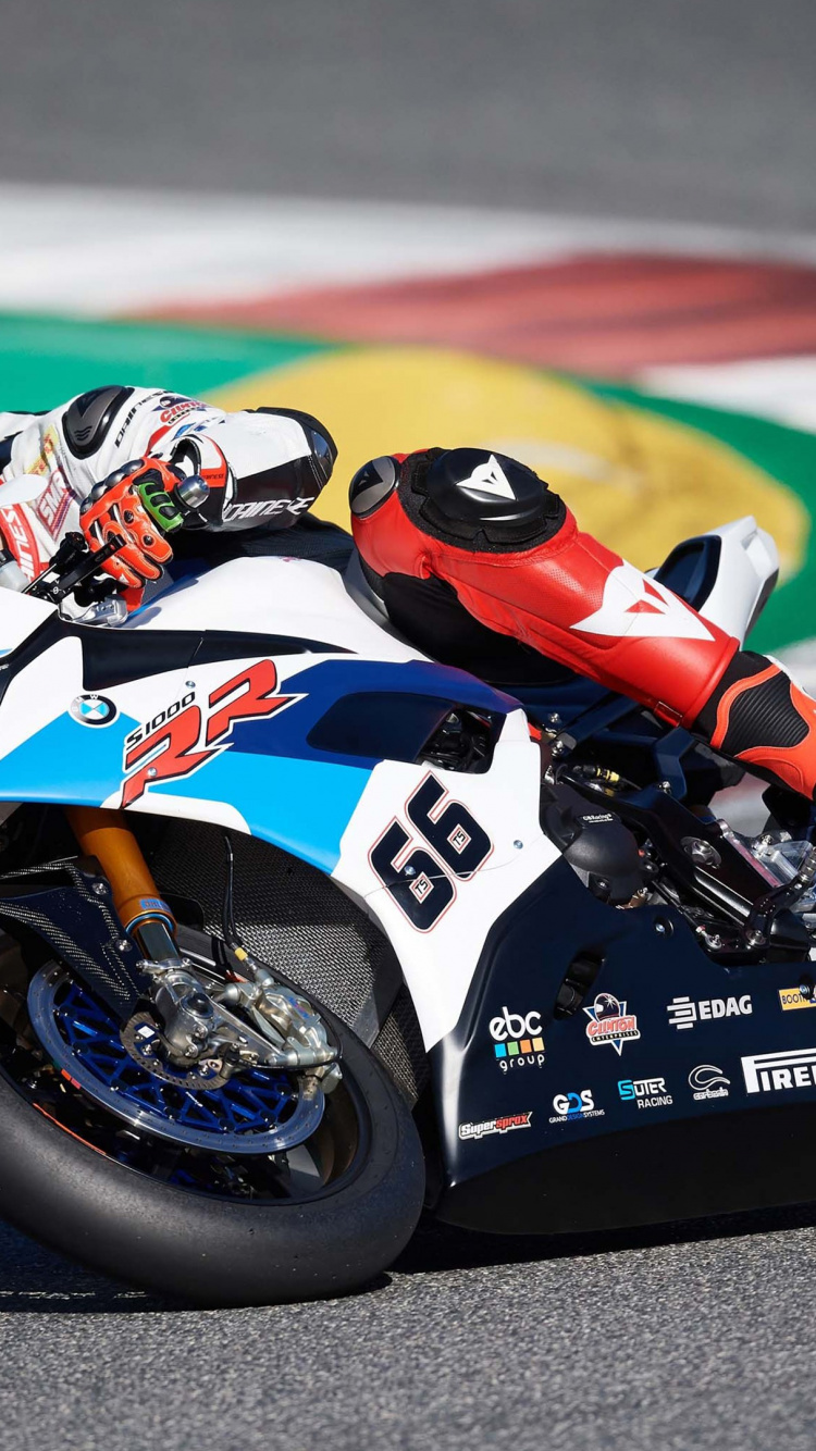 Обои Байерише Моторен Верке АГ, БМВ с 1000 РР, спортивный мотоцикл, мотоцикл, гонки BMW нр4 в разрешении 750x1334