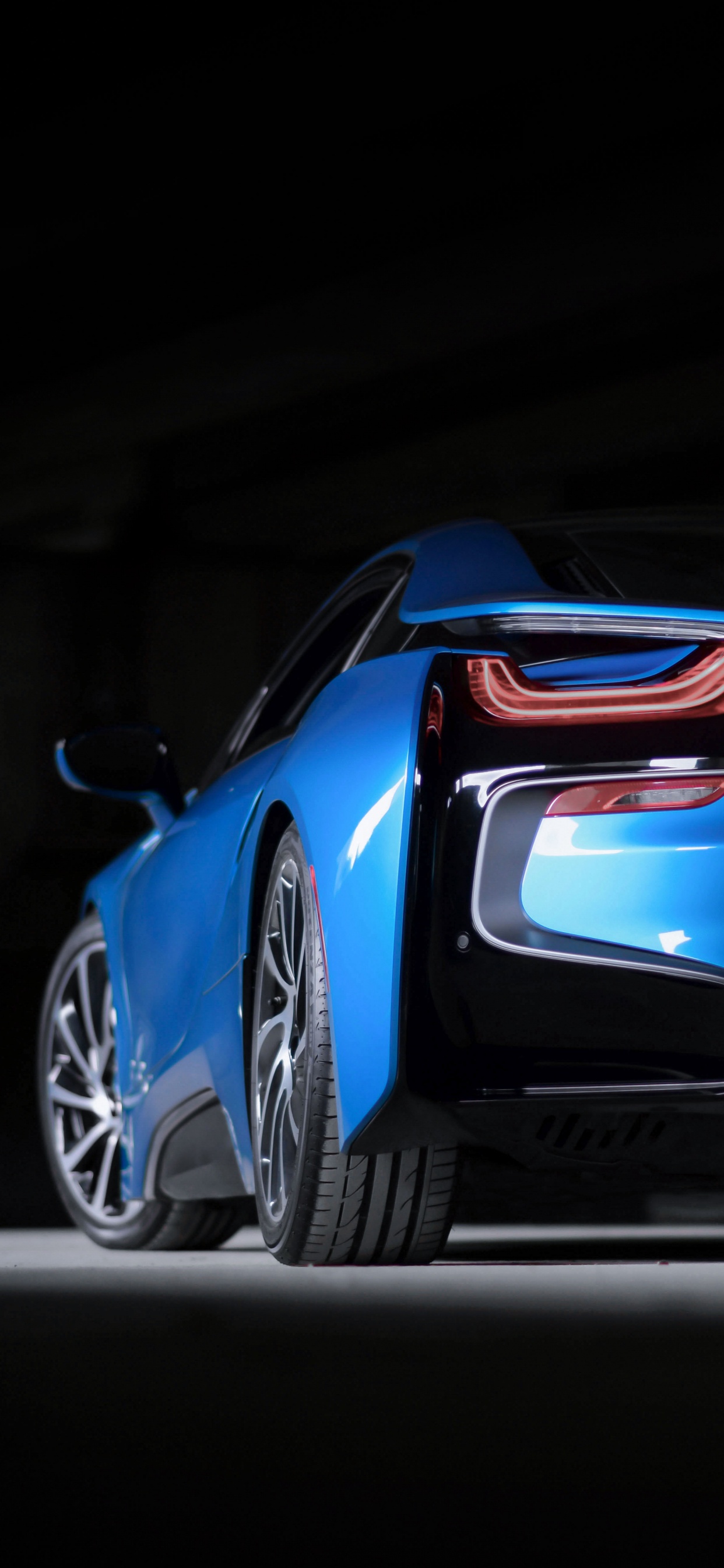 Обои спорткар, суперкар, автомобиль концепции, автомобильное освещение, Авто шоу в разрешении 1242x2688