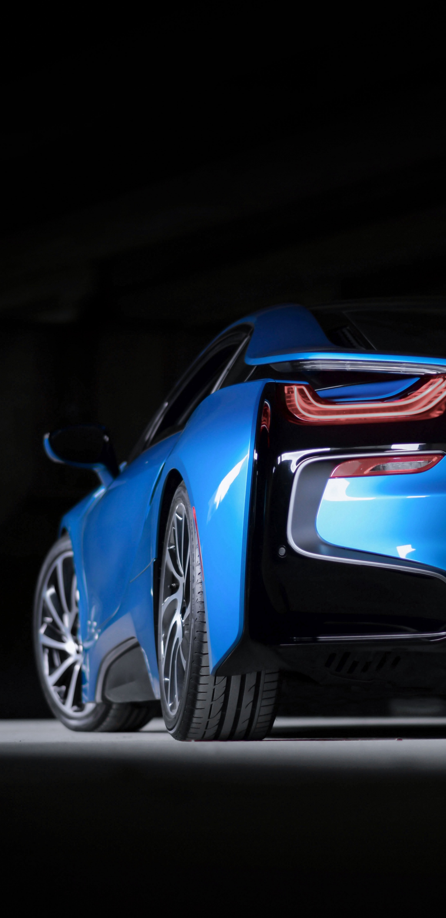 Обои спорткар, суперкар, автомобиль концепции, автомобильное освещение, Авто шоу в разрешении 1440x2960